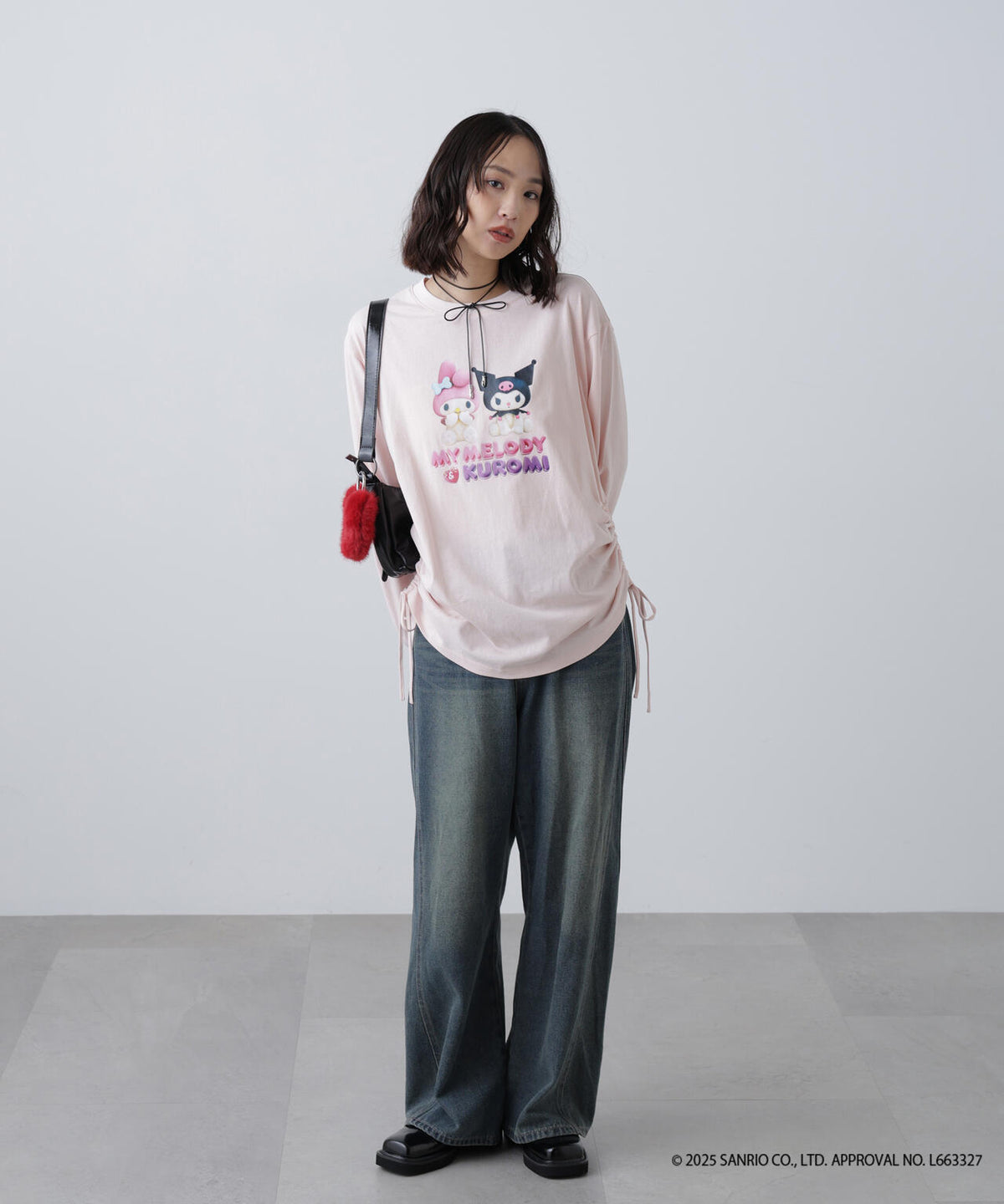 〈メロクロコラボ〉ロングTシャツ