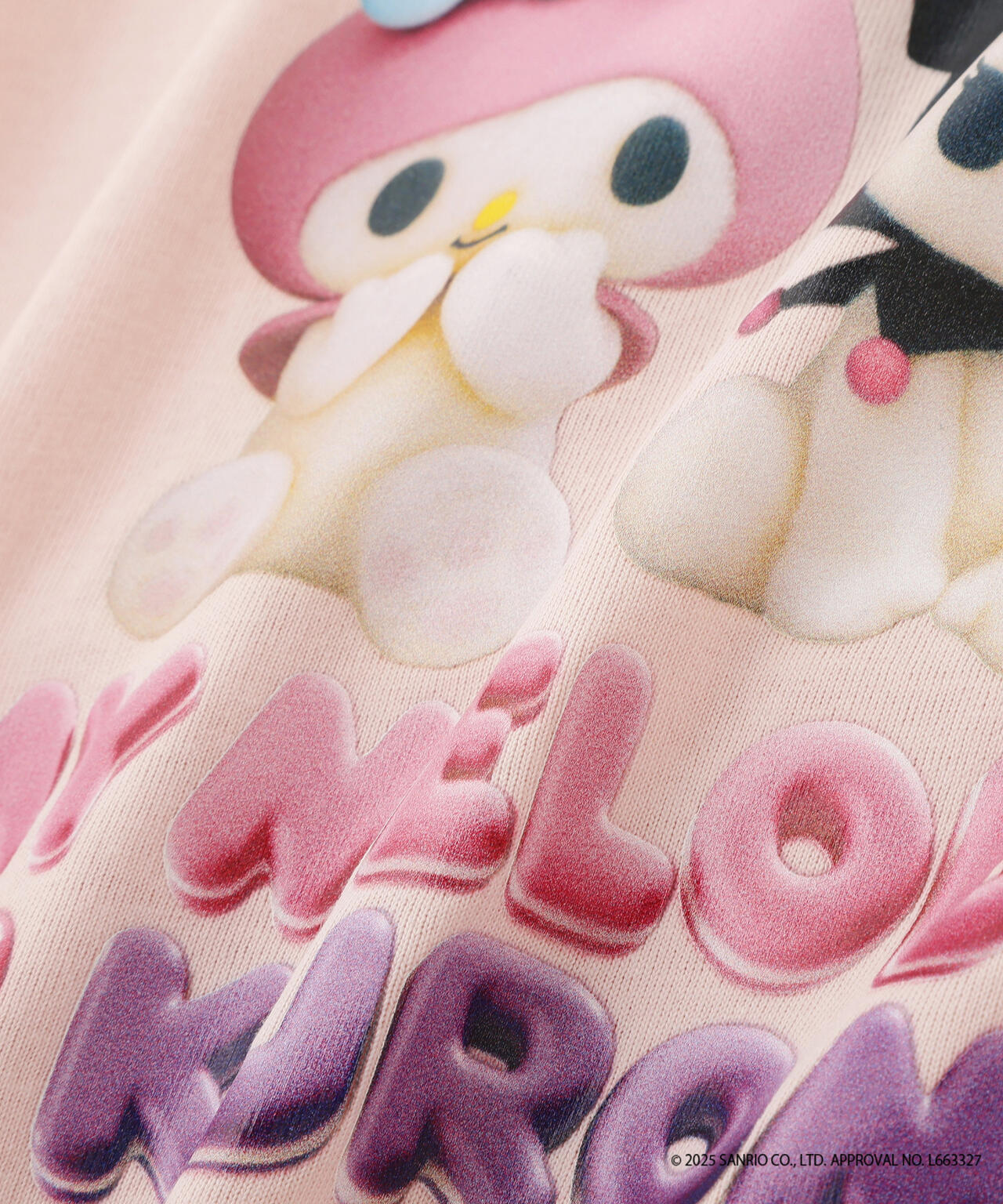 〈メロクロコラボ〉ロングTシャツ