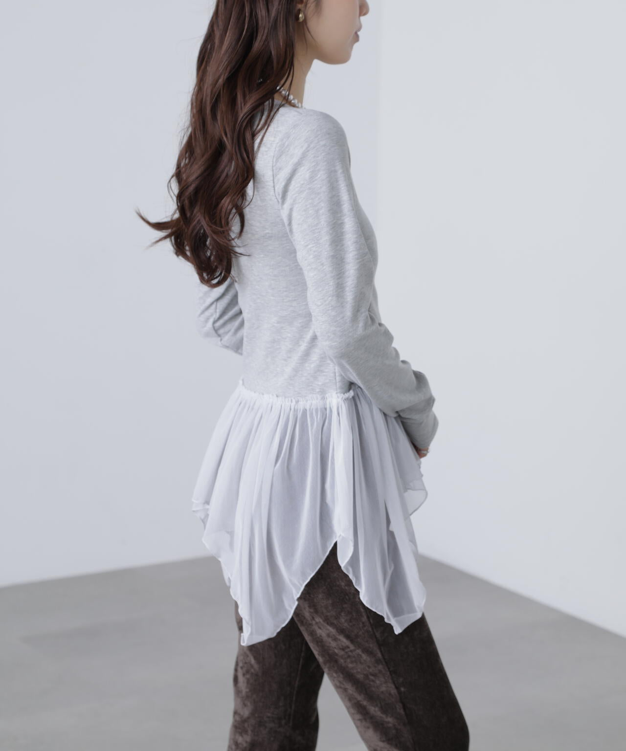 イレヘムチュールドッキングカットソー