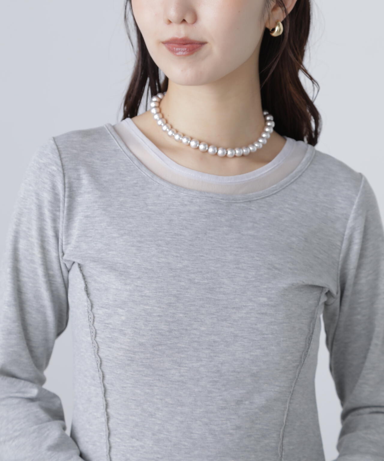 イレヘムチュールドッキングカットソー