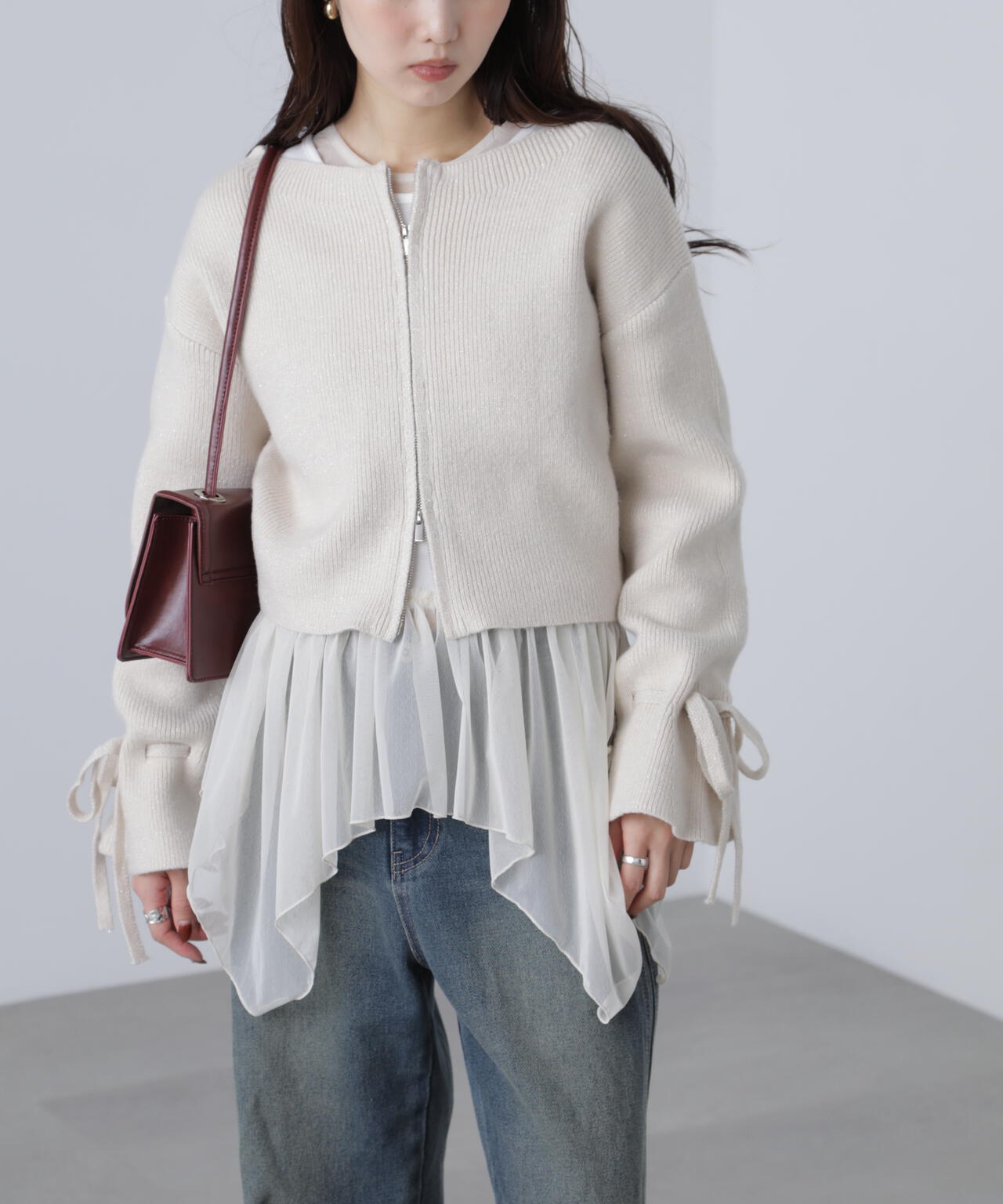 イレヘムチュールドッキングカットソー