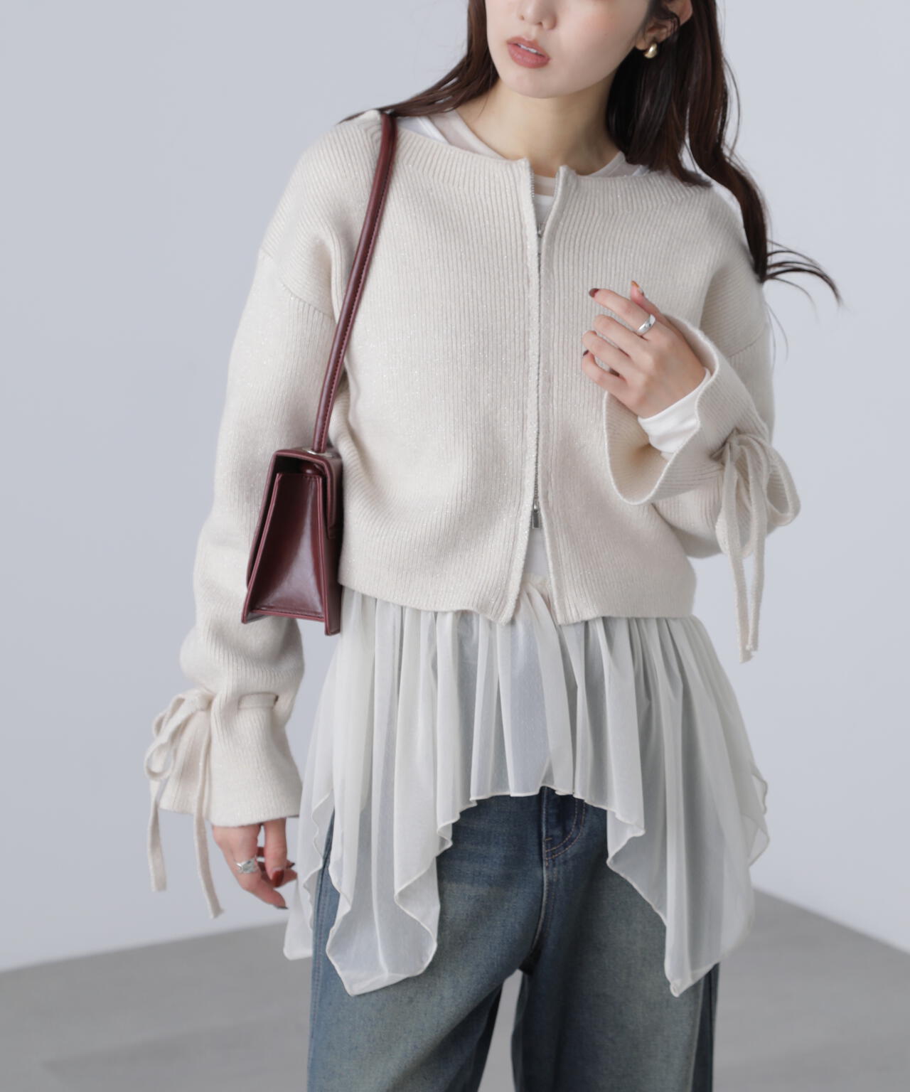 イレヘムチュールドッキングカットソー