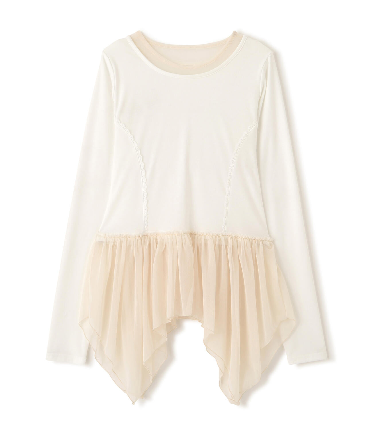 イレヘムチュールドッキングカットソー