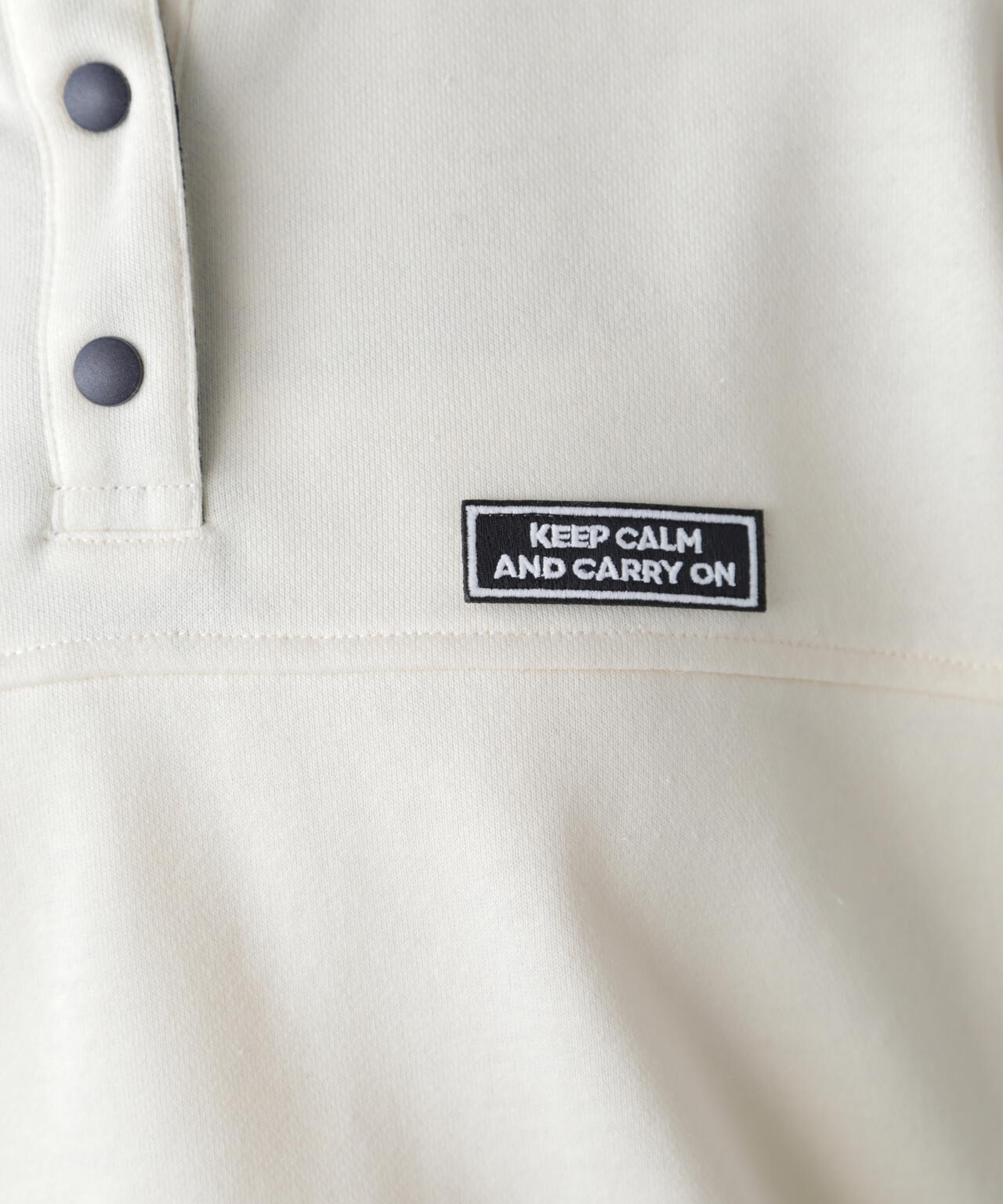 スタンドネックバイカラースウェット