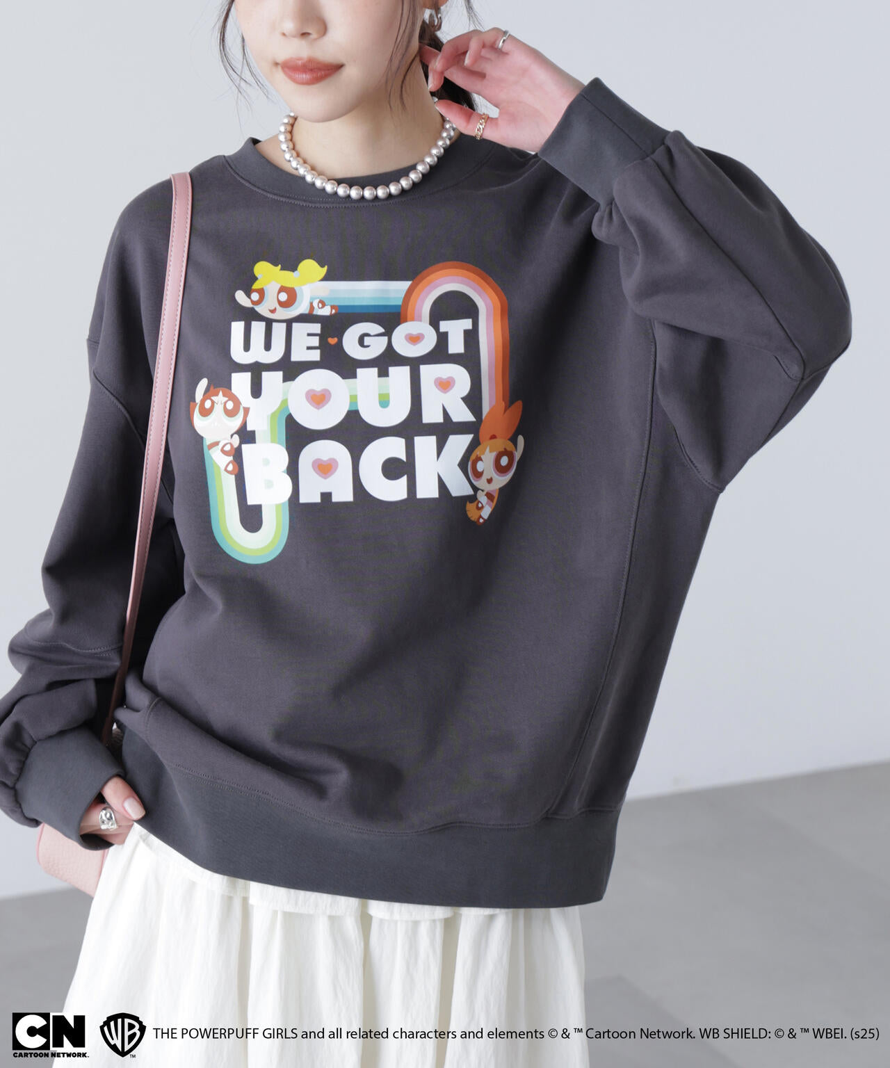 〈パワーパフガールズ〉プリントスウェット