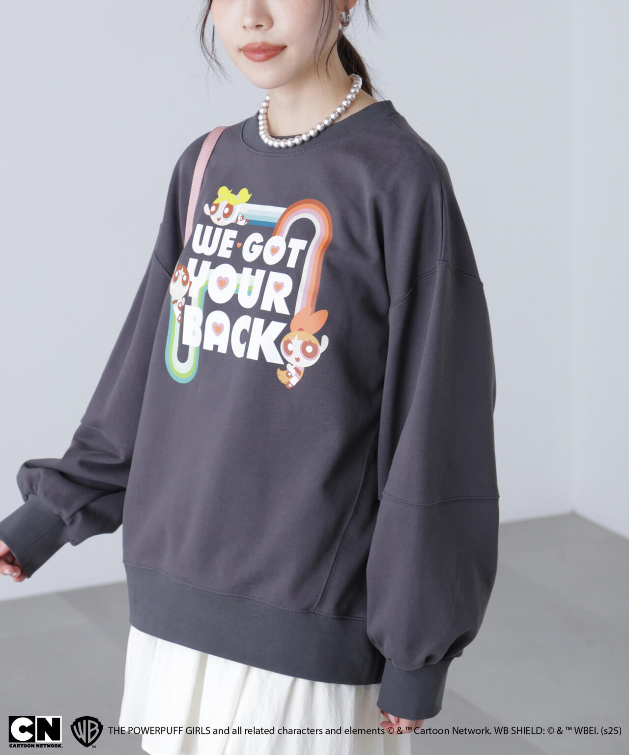 〈パワーパフガールズ〉プリントスウェット