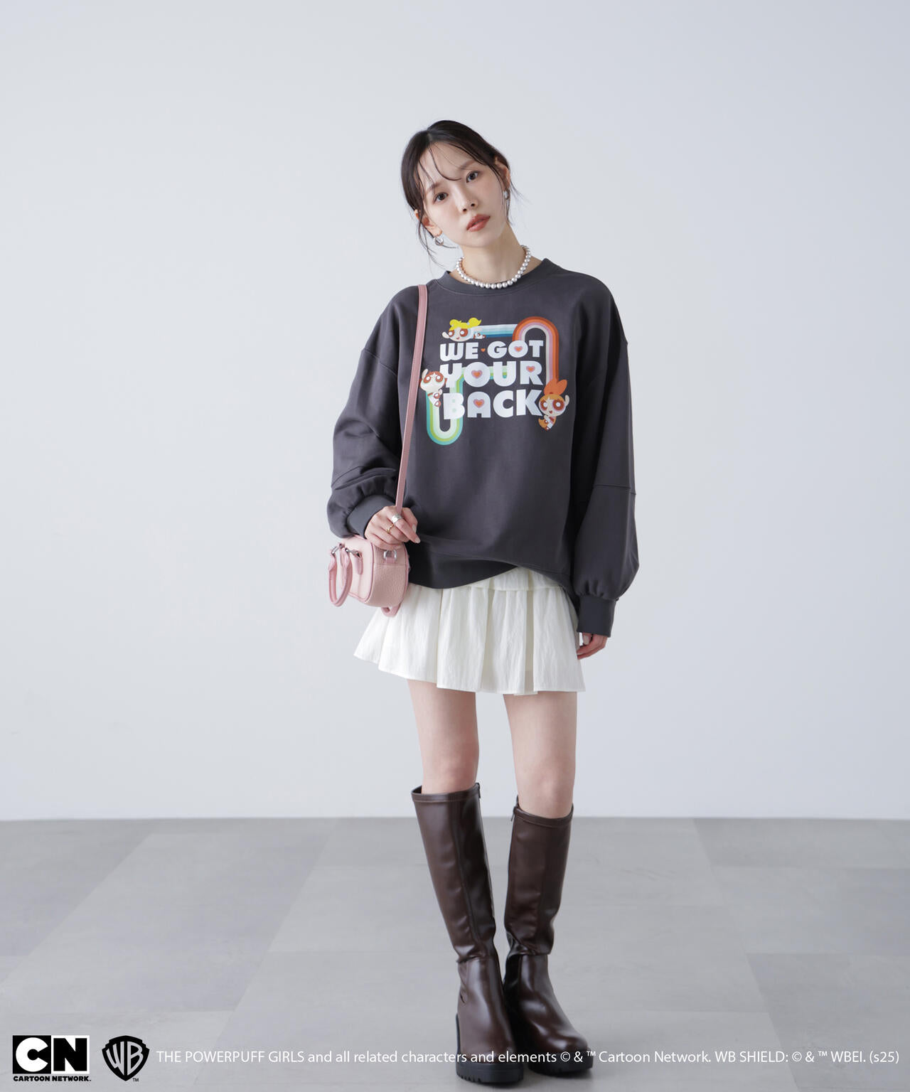 〈パワーパフガールズ〉プリントスウェット