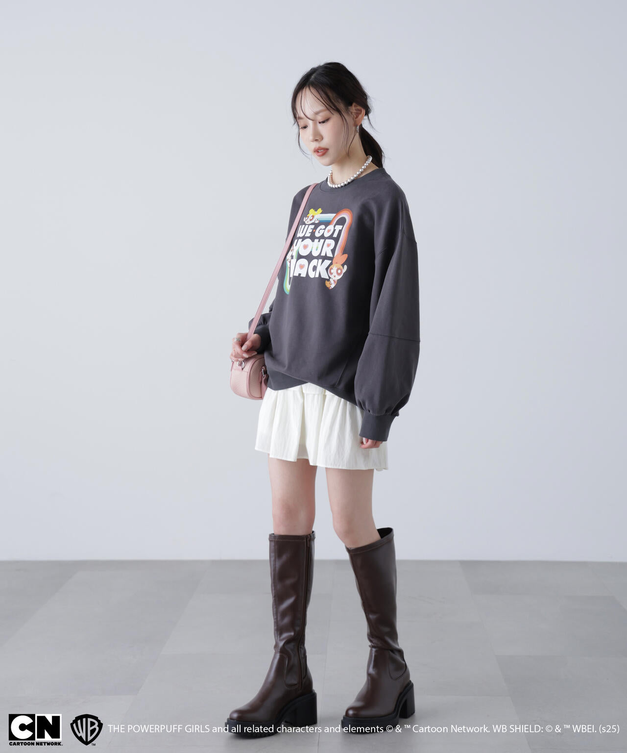 〈パワーパフガールズ〉プリントスウェット
