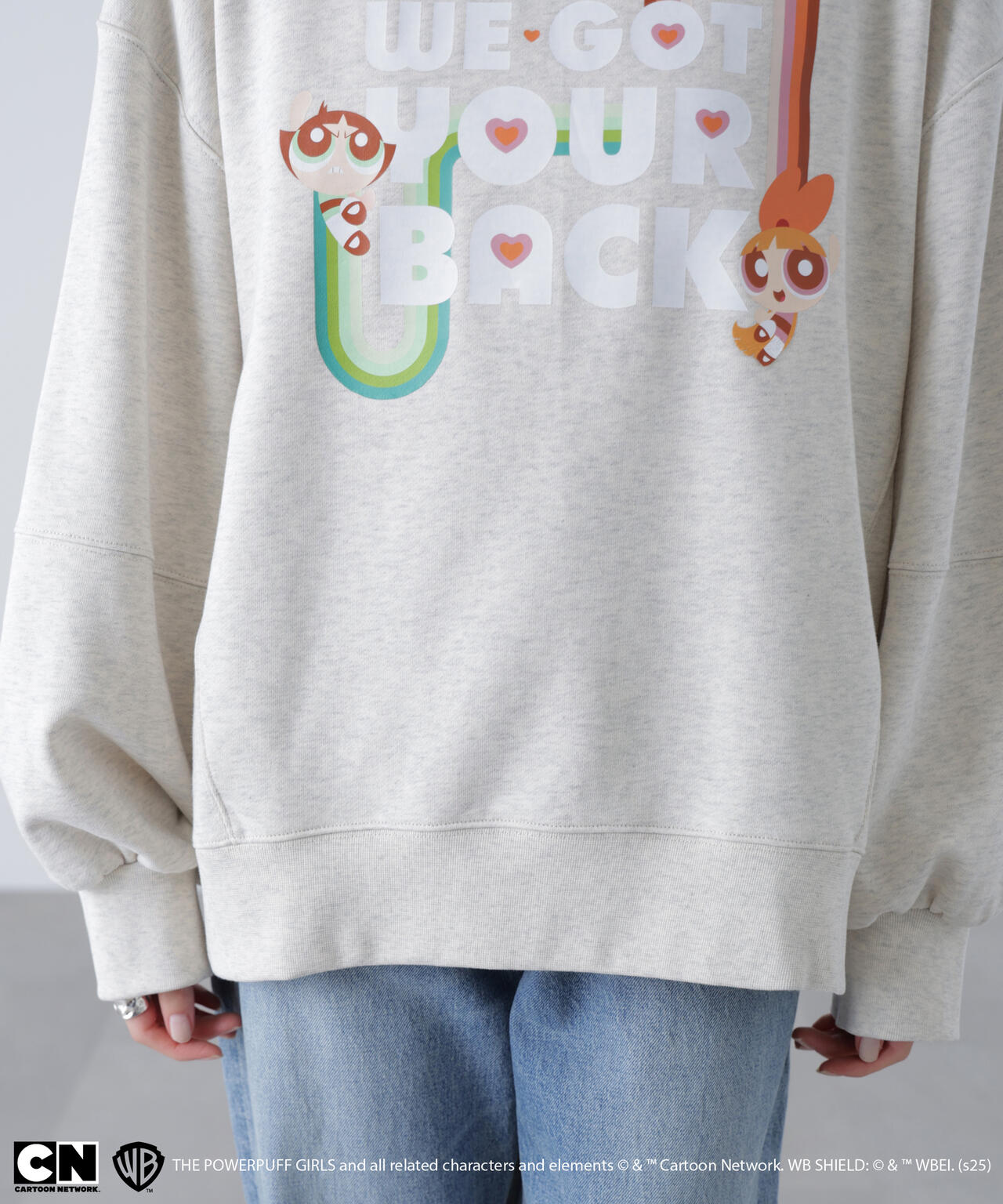 〈パワーパフガールズ〉プリントスウェット