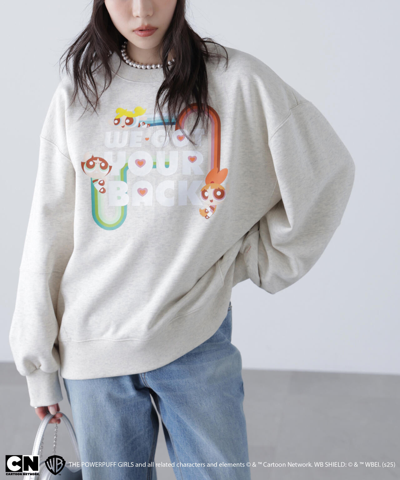 〈パワーパフガールズ〉プリントスウェット