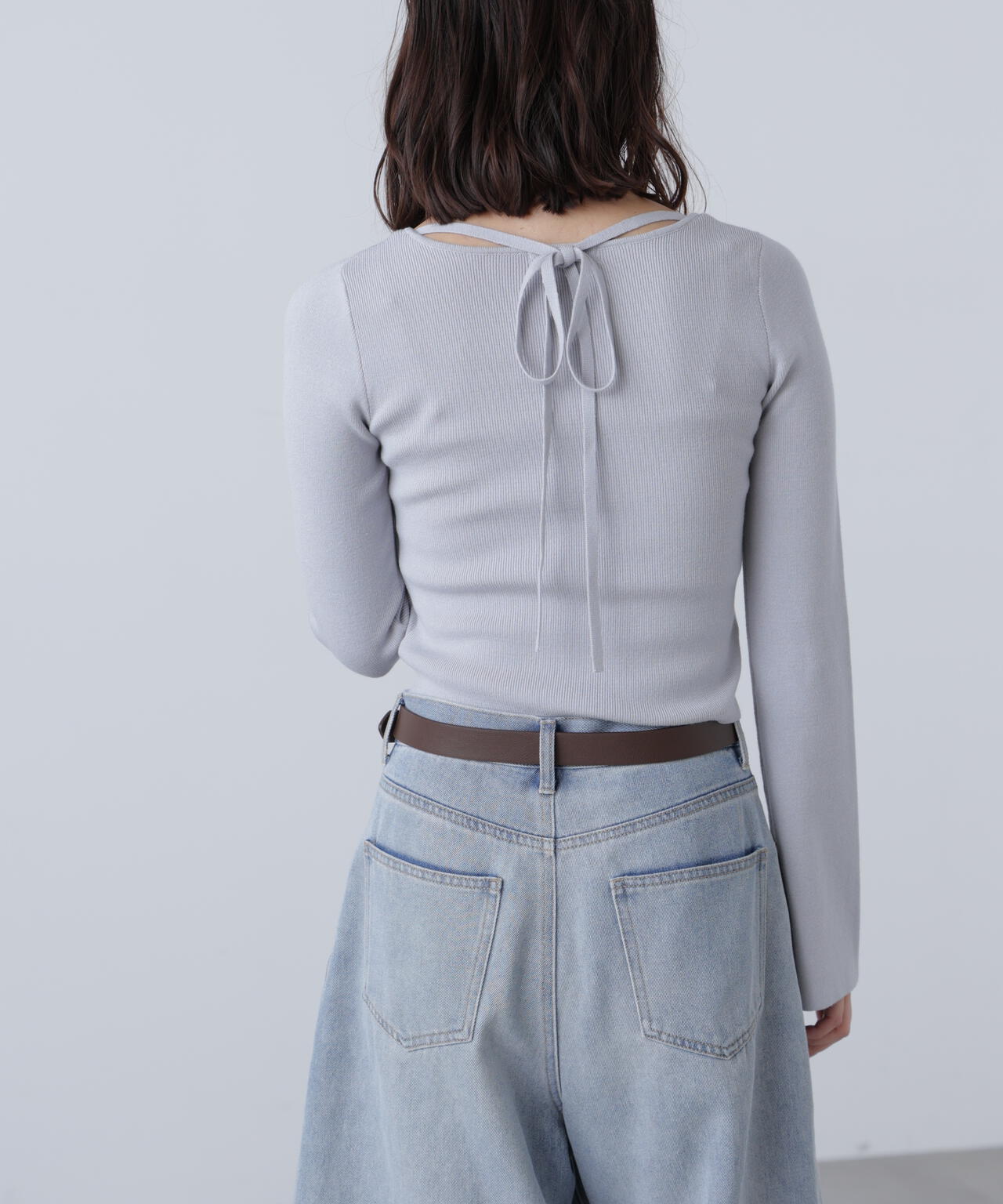 キャミレイヤードニットカーディガン