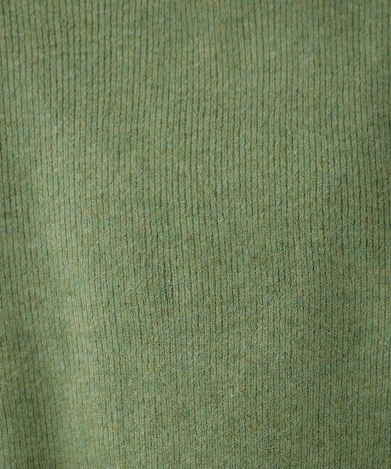 杢ストレッチ総針配色ステッチニット