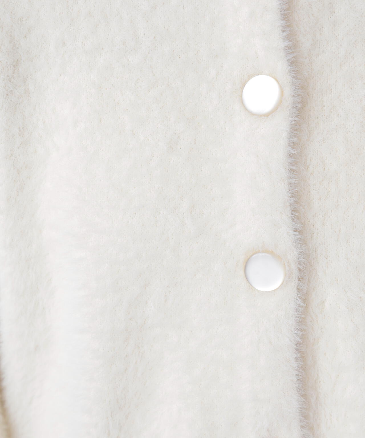 前後2wayショートシャギー短丈ニット