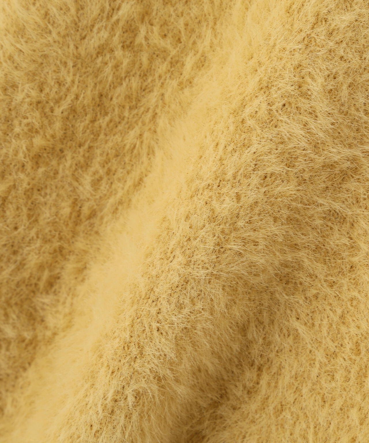 前後2wayショートシャギー短丈ニット