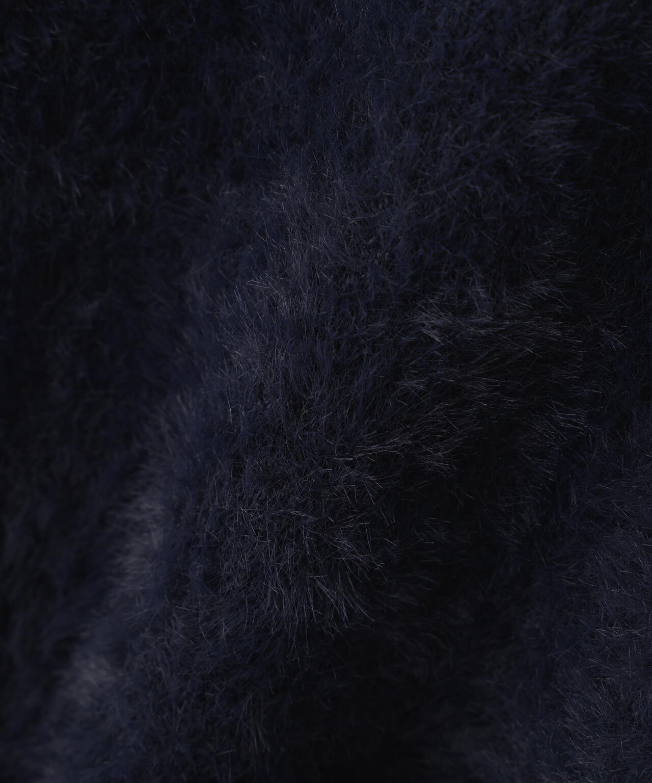 前後2wayショートシャギー短丈ニット