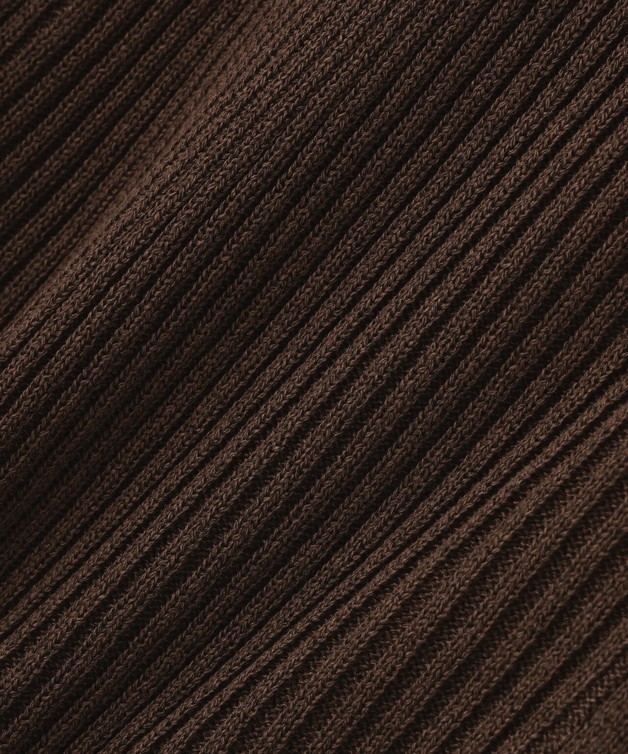 【MFM】金ボタン襟リブニット