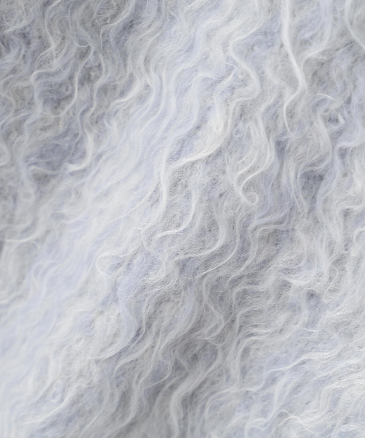 ウェーブ起毛Vネックカーディガン