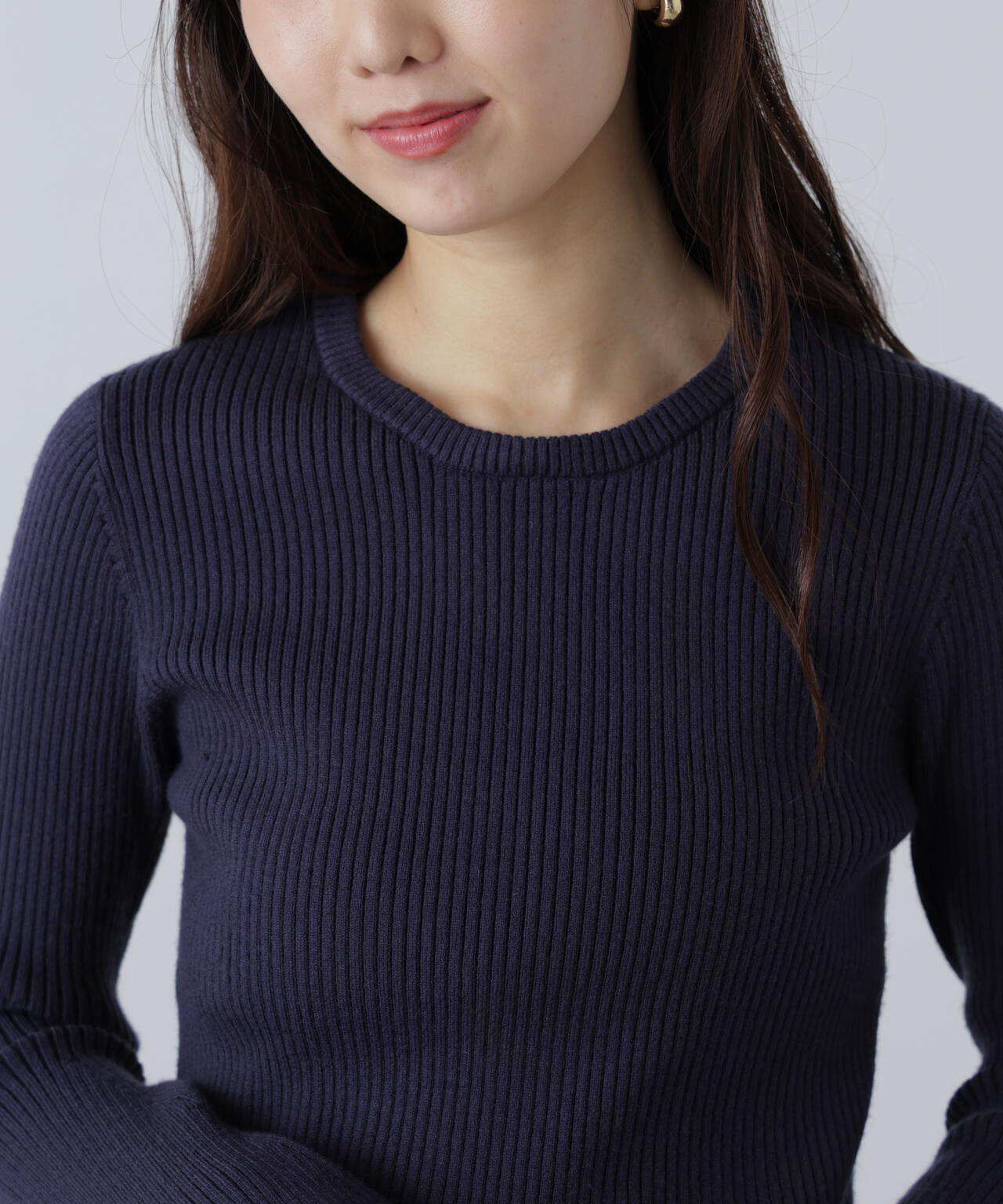 【MFM】白襟レースニット