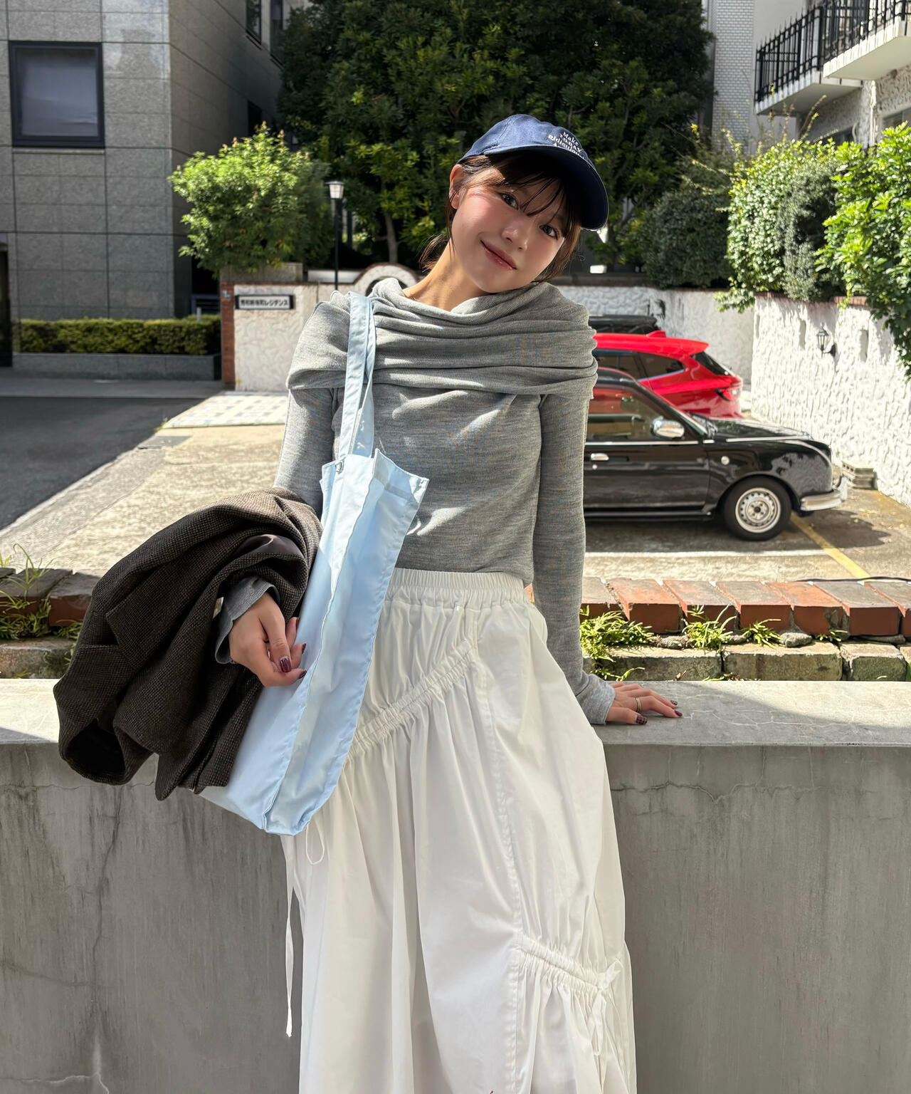 【RIO企画】袖口ボタンオフショルニット〈MFM〉