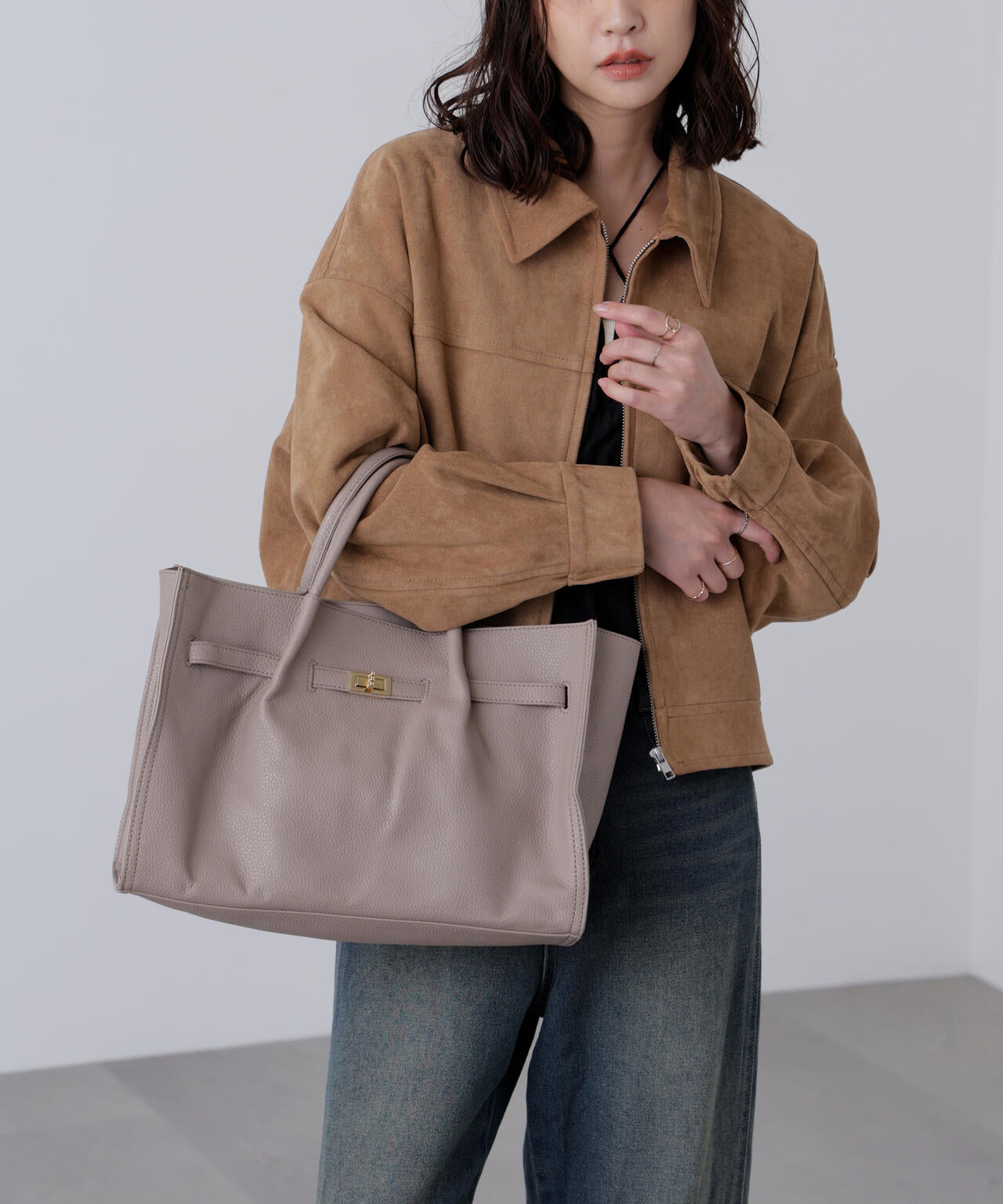 シュリンクトートバッグ