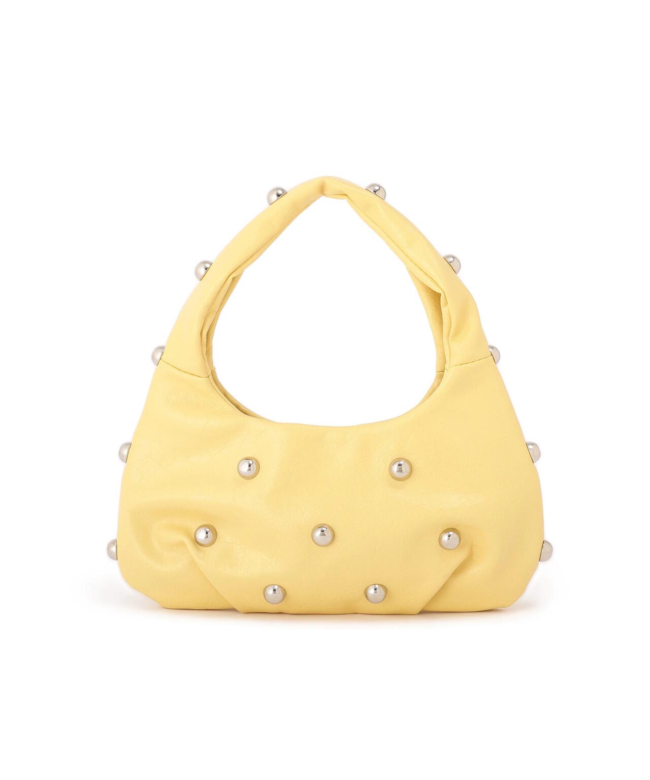 スタッズ付きワンショルダーバッグ