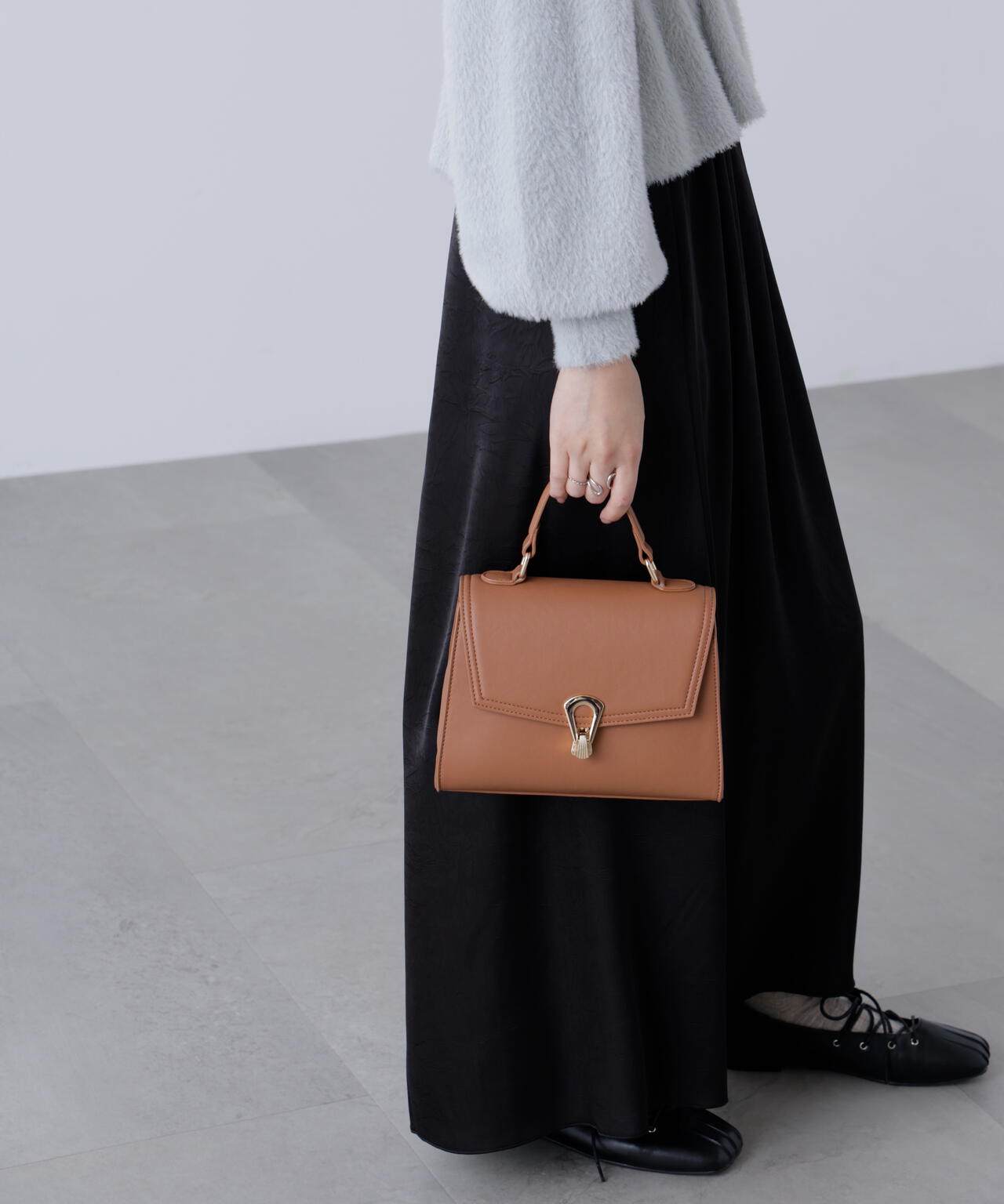 クリップショルダーバッグ