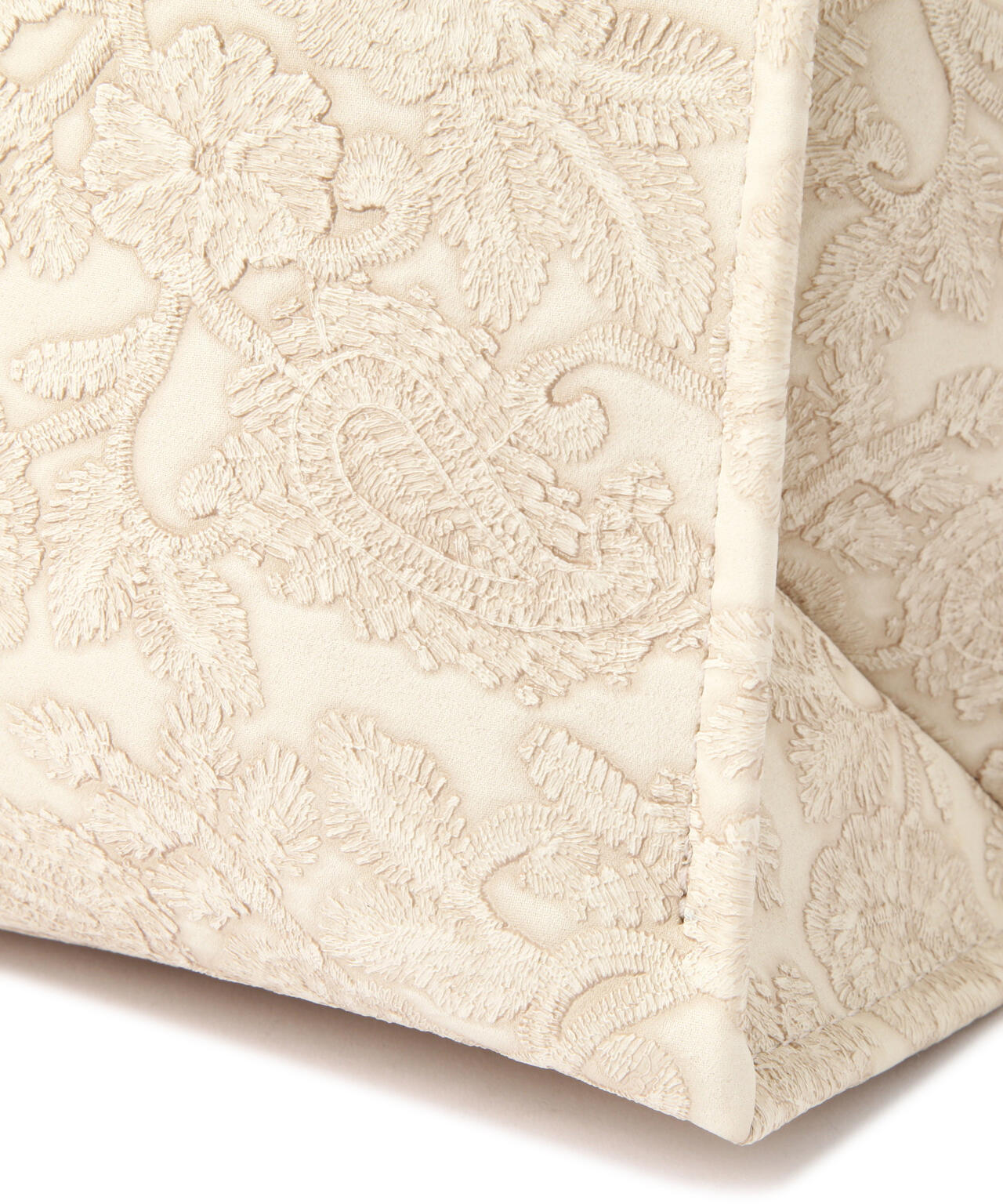 【ブラウン・カーキ 追加生産予約】エンボスペイズリーバッグ