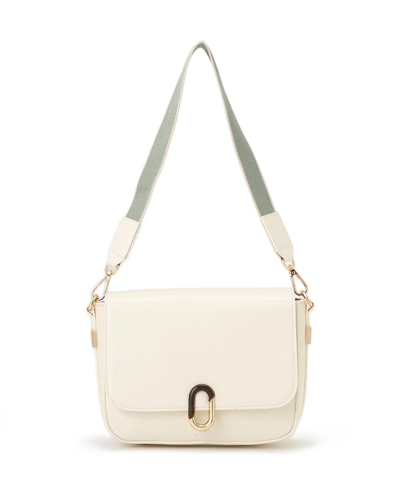 レトロフラップショルダーバッグ