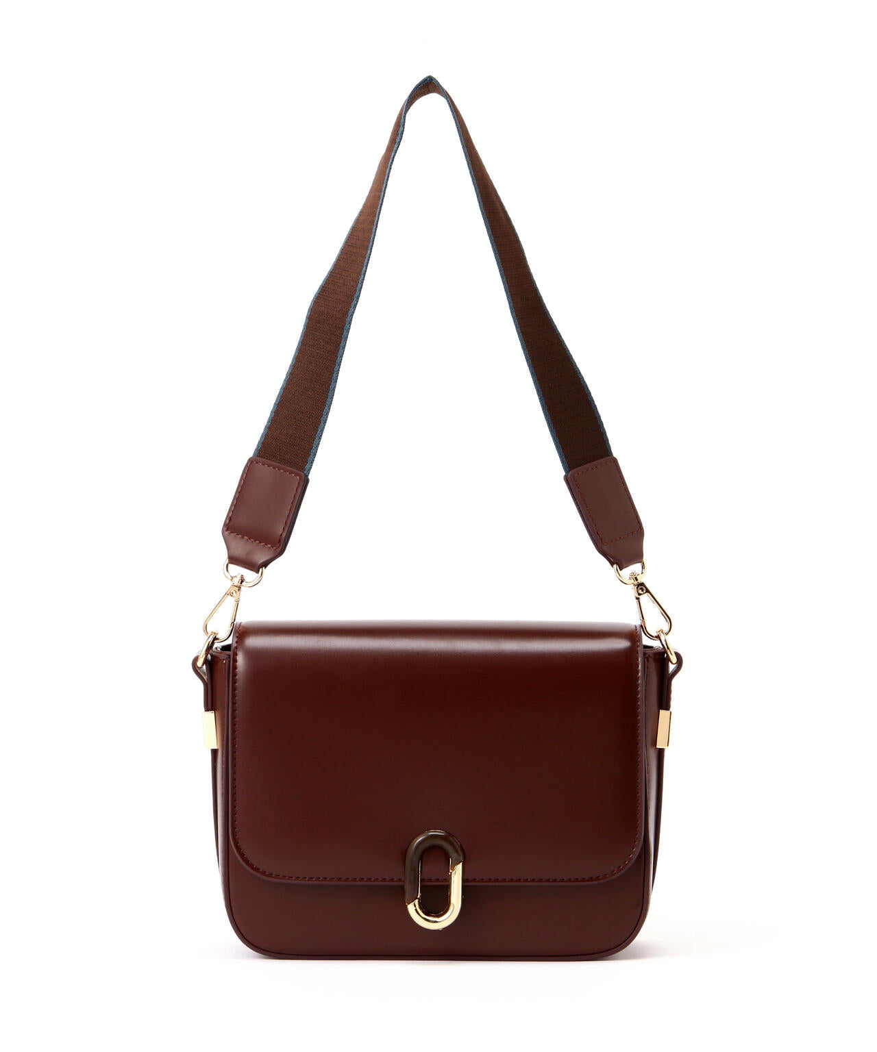 レトロフラップショルダーバッグ