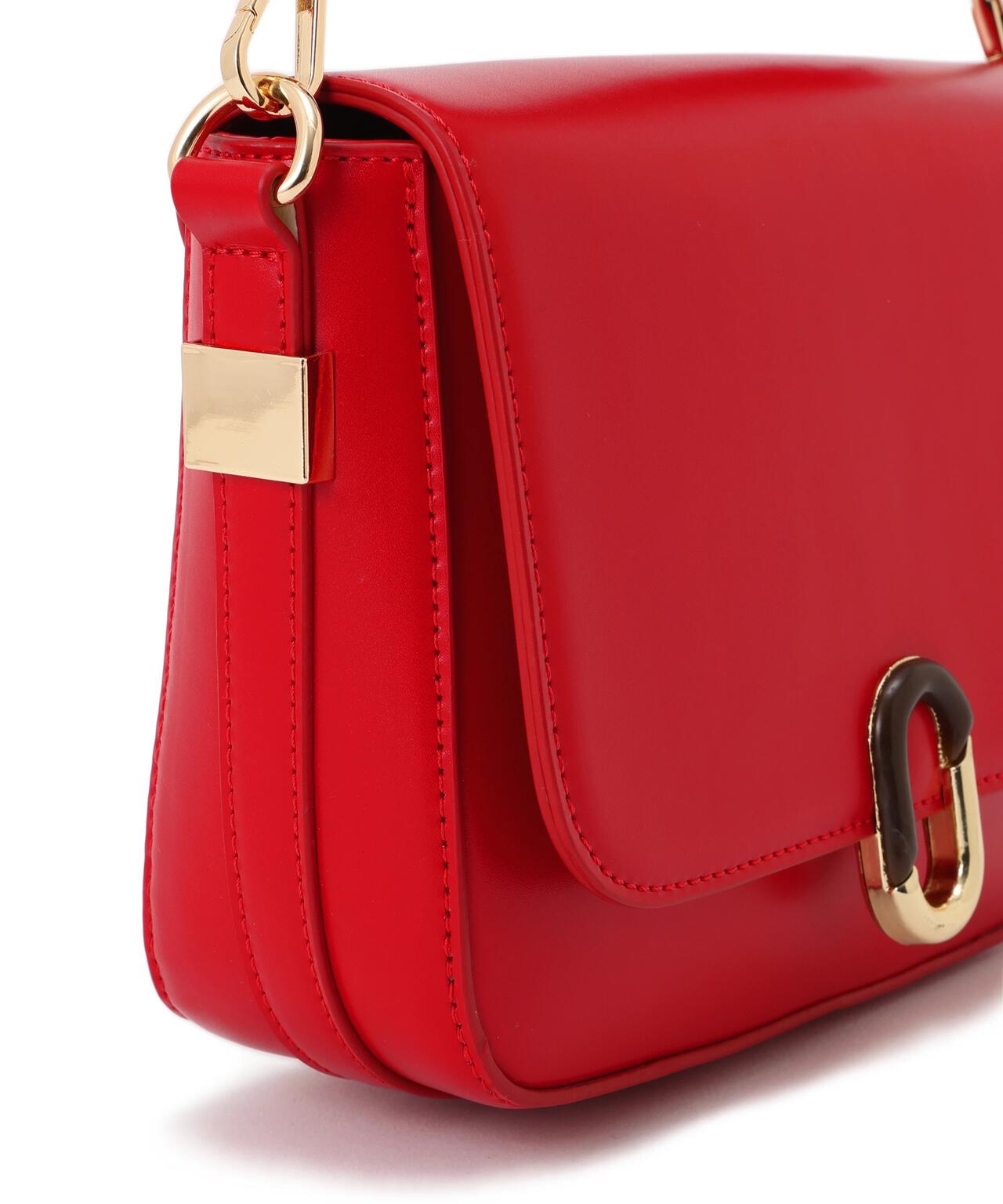 レトロフラップショルダーバッグ