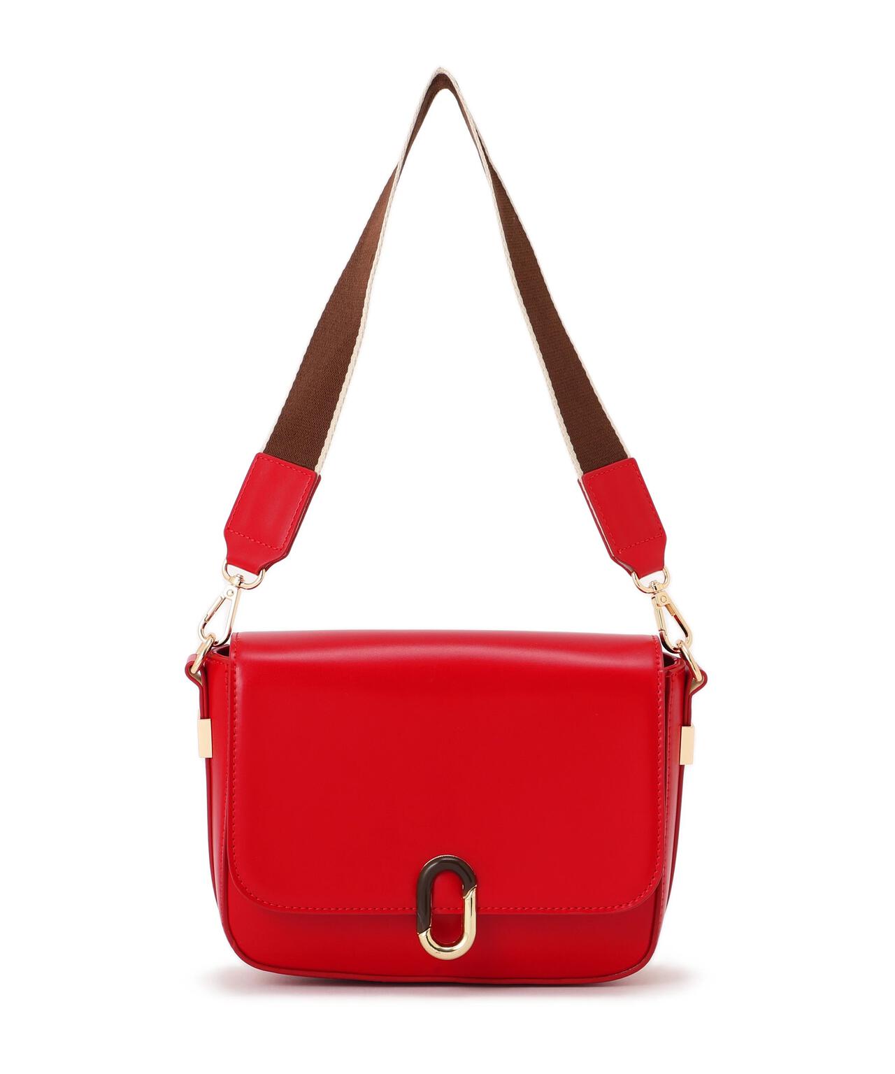 レトロフラップショルダーバッグ