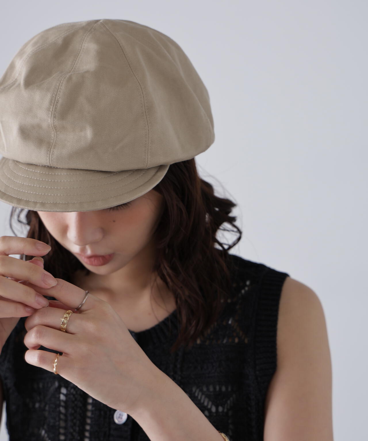 シンプルキャスケット