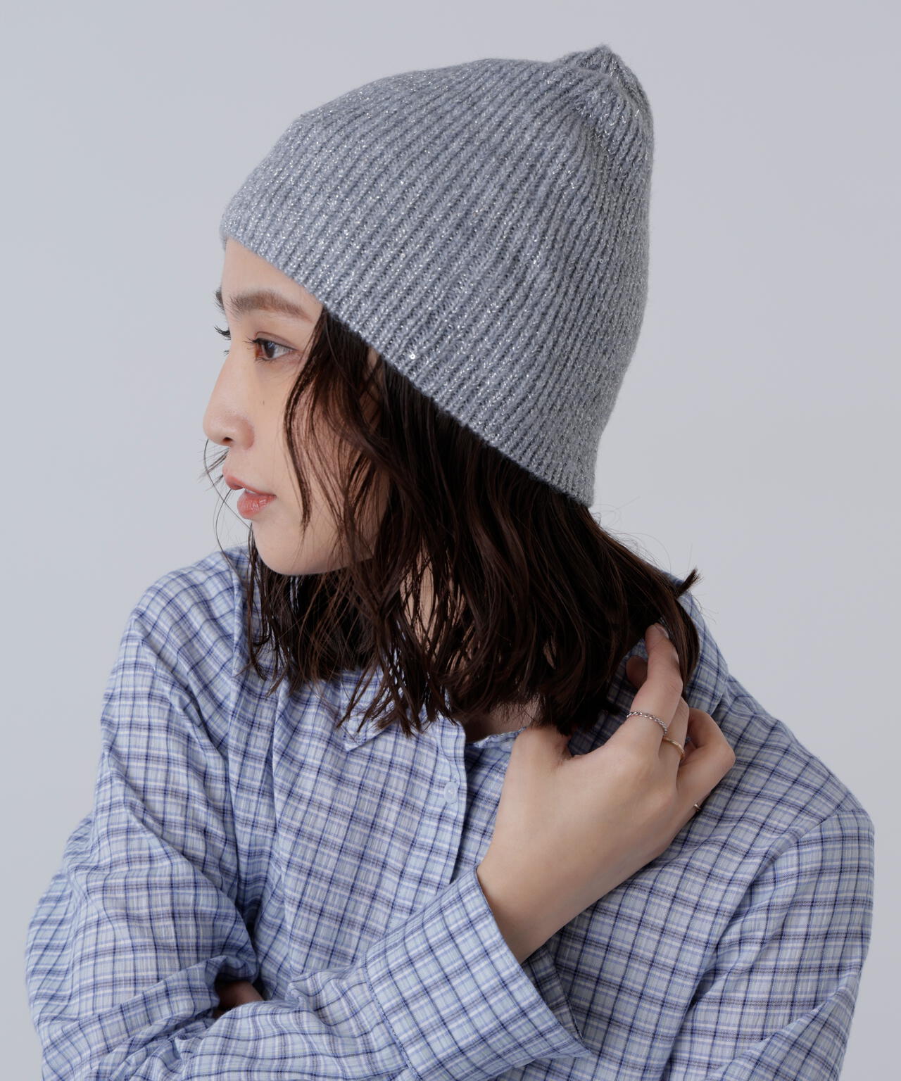 スパングルニットワッチ