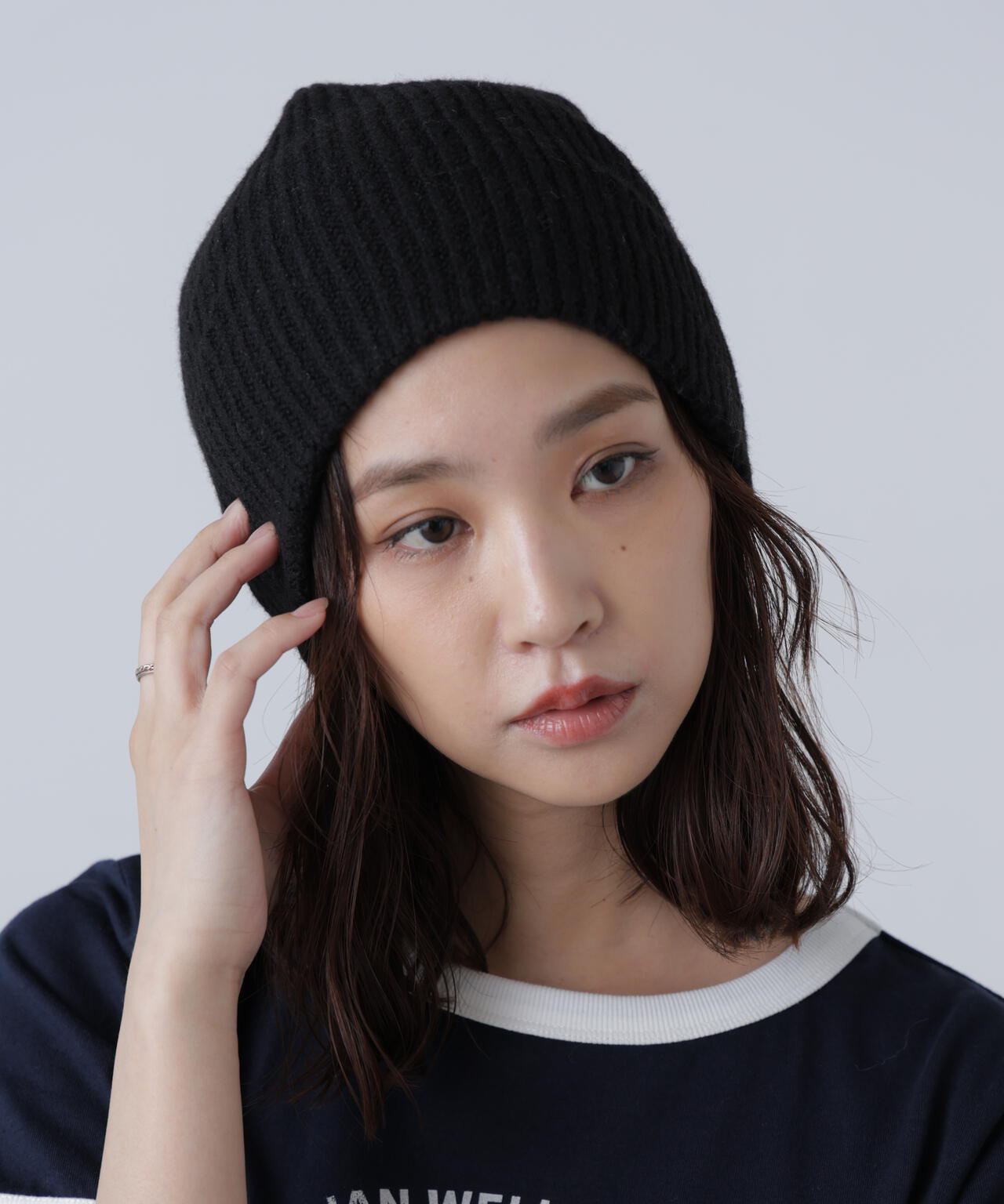 シンプルビッグビーニー