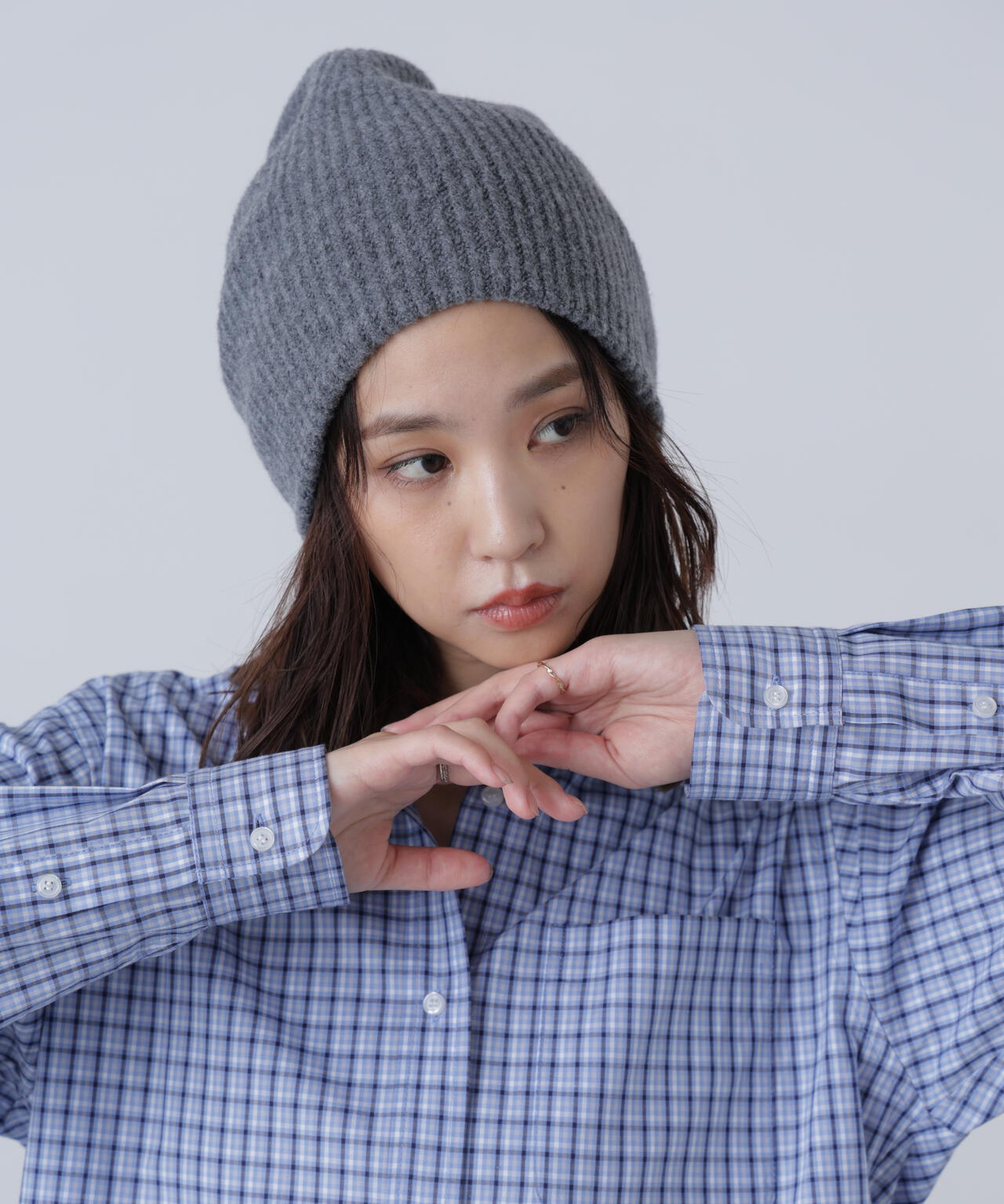 シンプルビッグビーニー