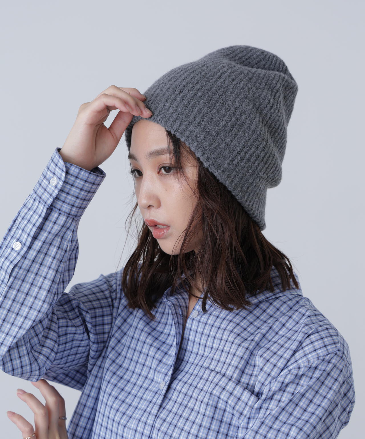 シンプルビッグビーニー