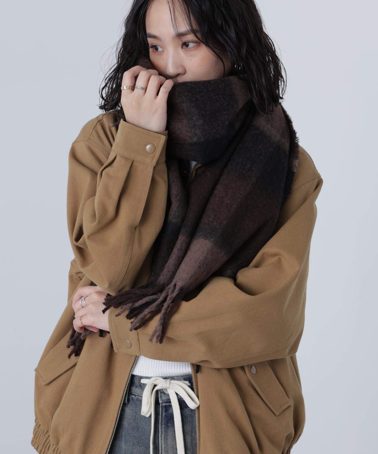 ライトチェックストール