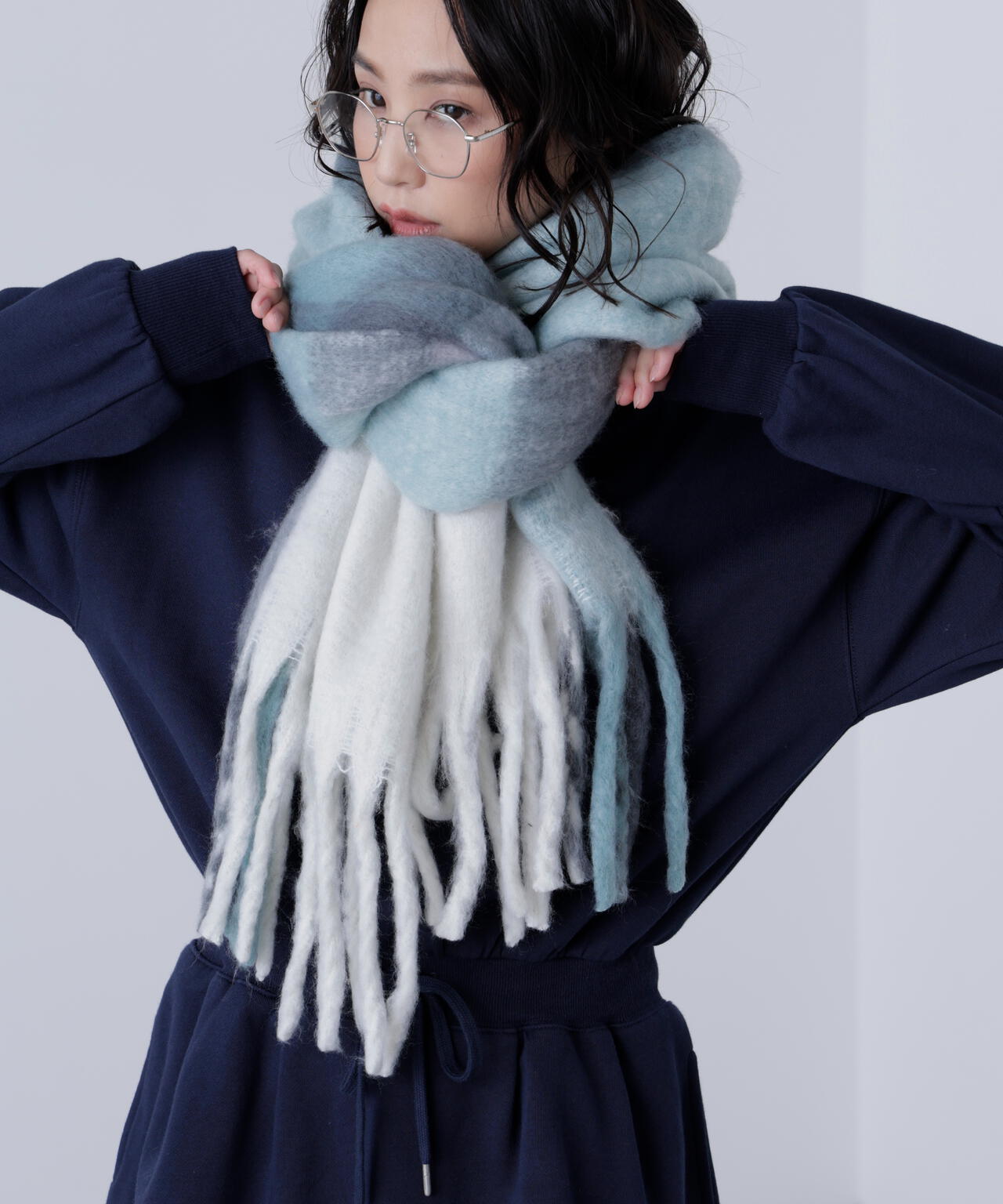 チェックストール