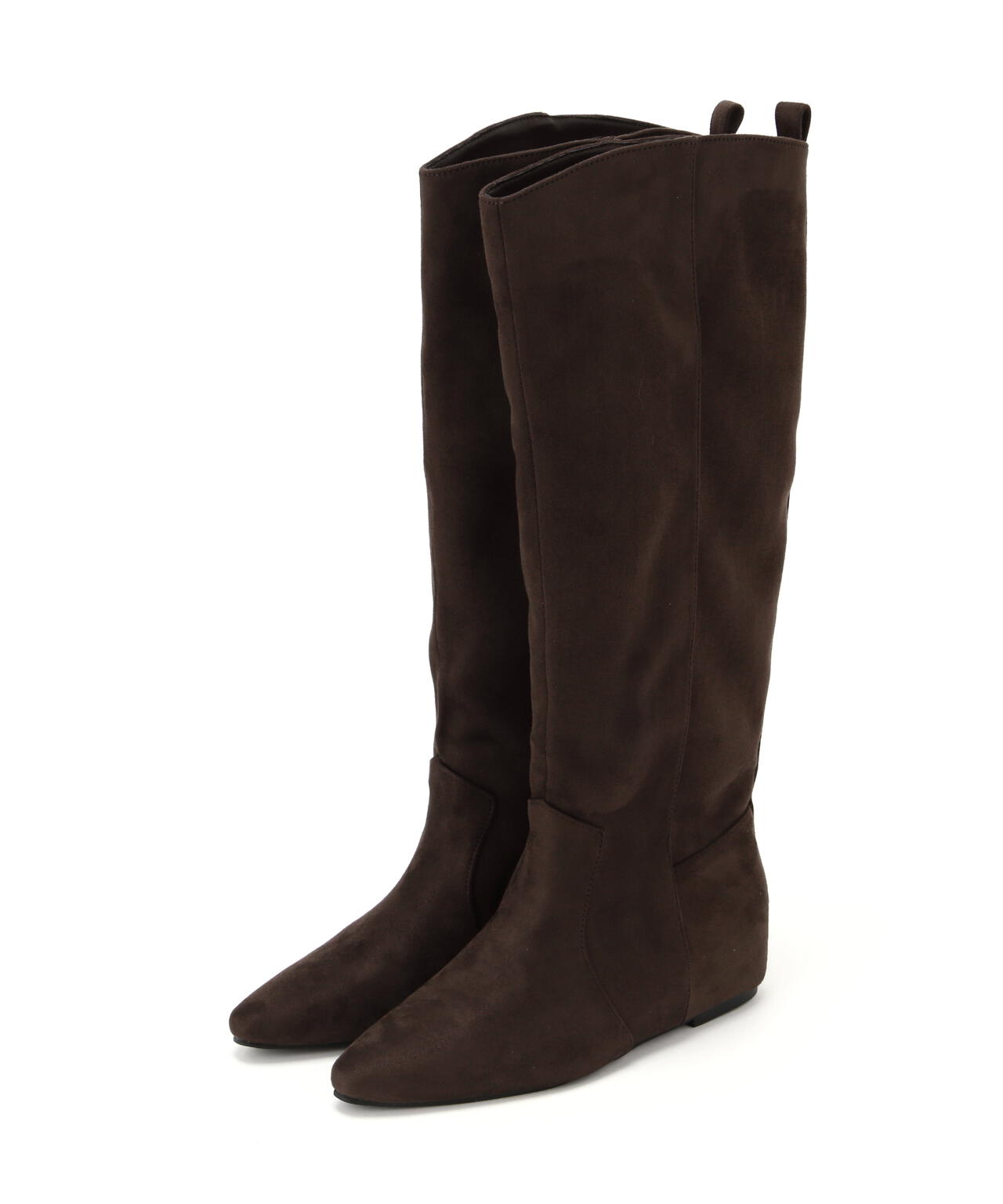 フラットロングブーツ