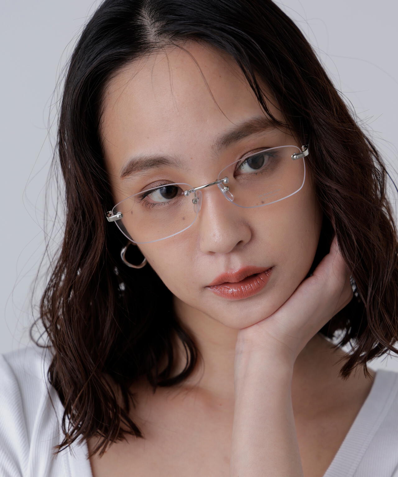 クリアレンズメガネ