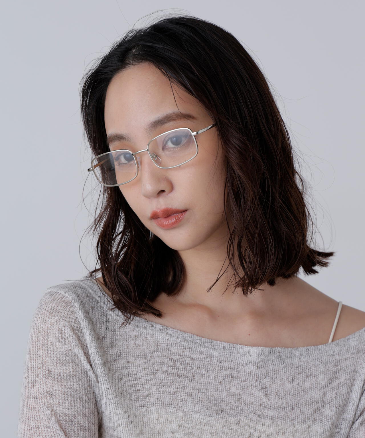 メタルフレームメガネ