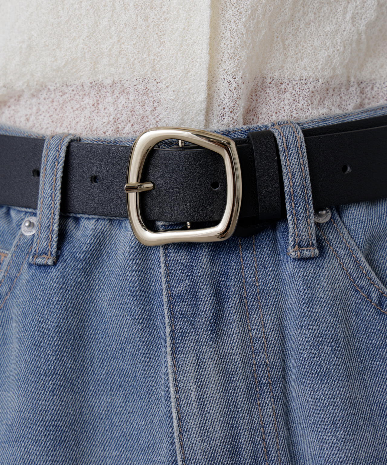 ワイドバックルベルト