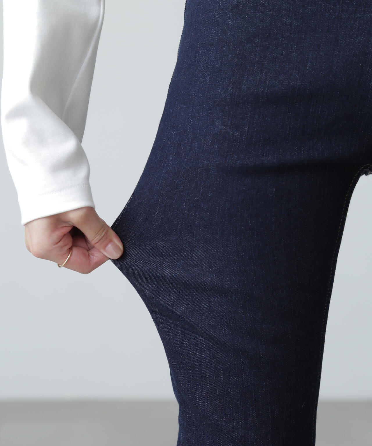 【3サイズ展開XS-M】ベーシックスキニーデニムパンツ【低身長サイズ有】