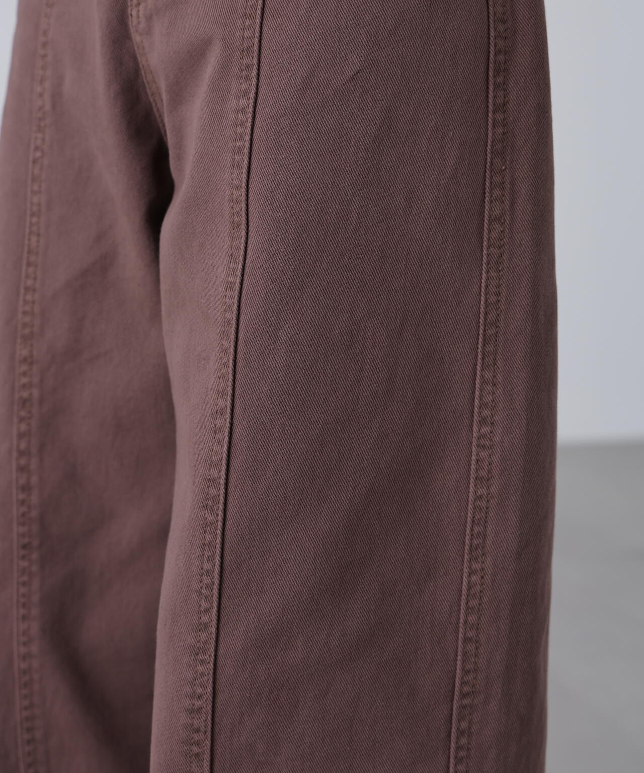 【3サイズ展開XS-M】ワイドストレートカラーパンツ【低身長サイズ有】