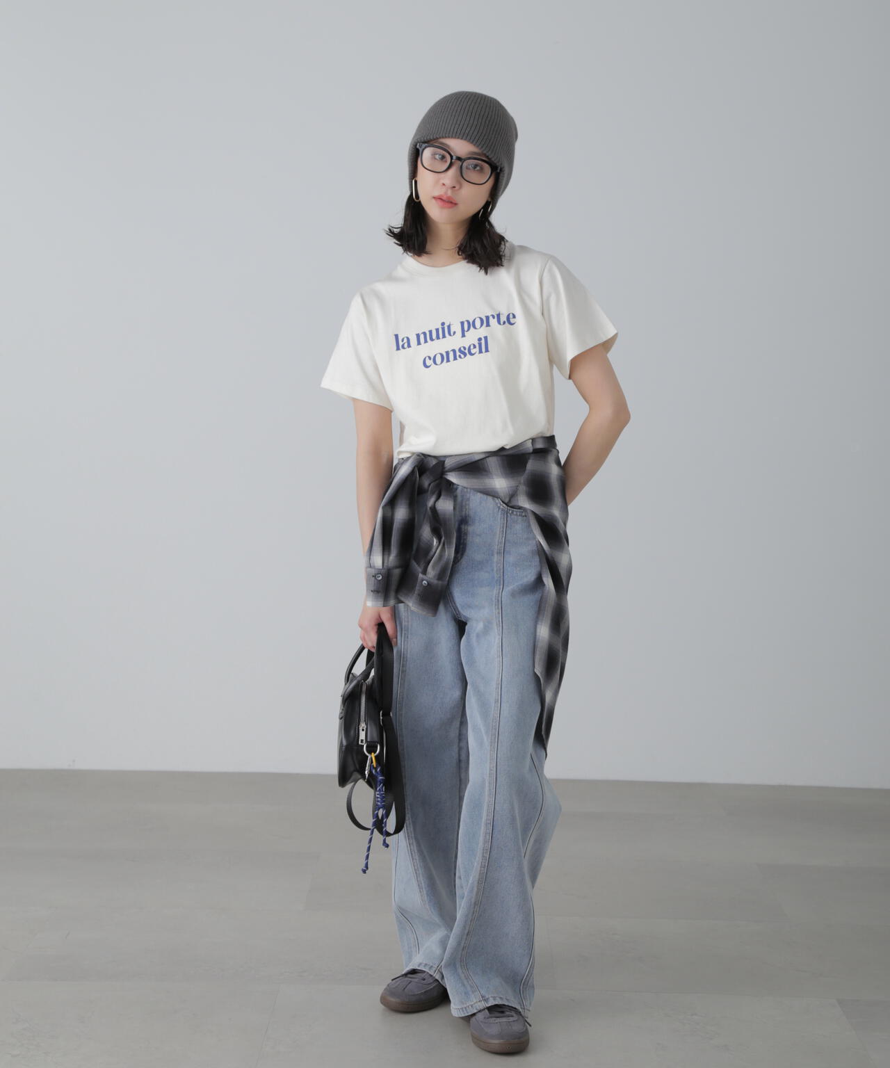 【3サイズ展開XS-M】ワイドストレートカラーパンツ【低身長サイズ有】