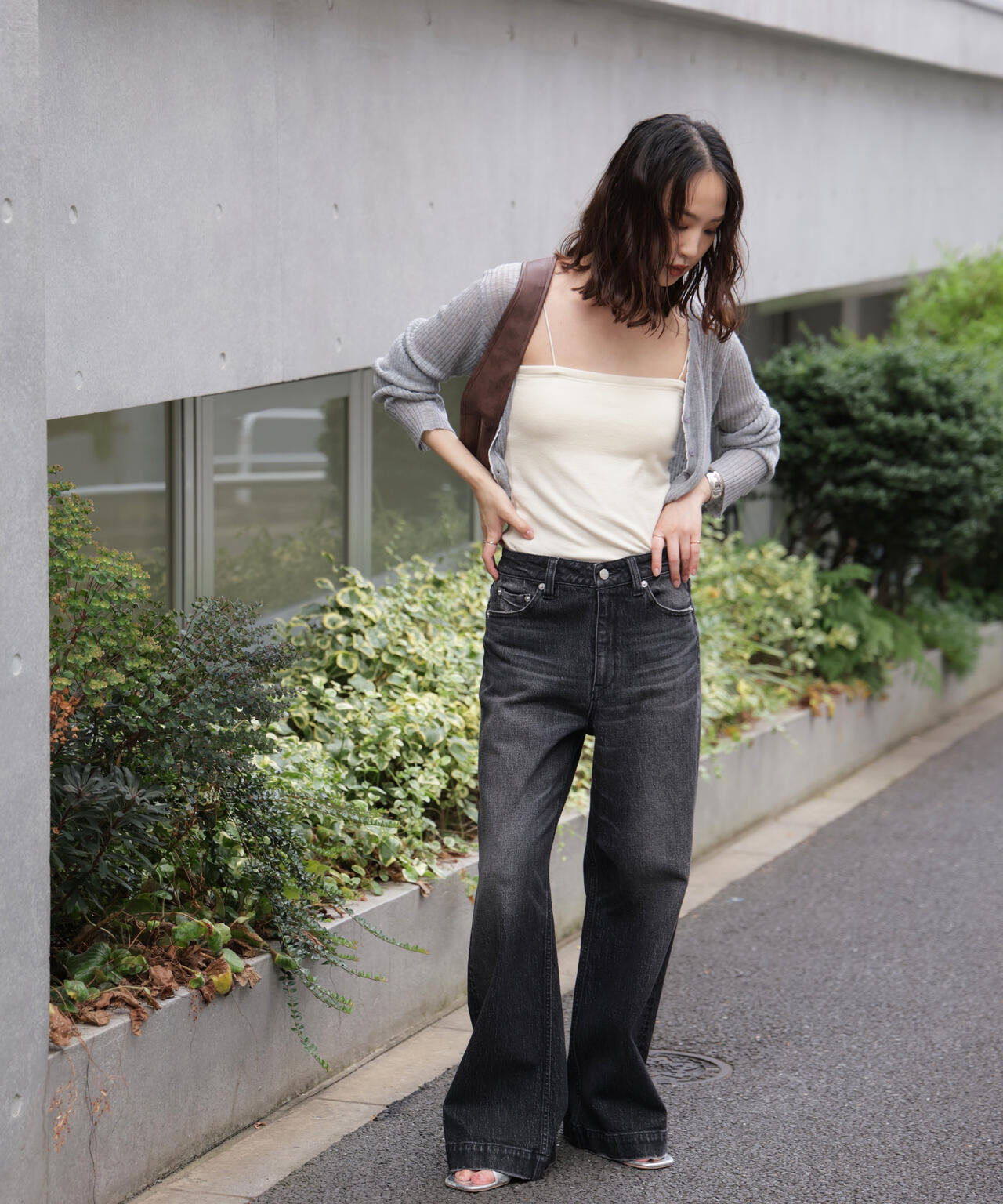 〈フリーズマート別注〉PICCADILLY ベーシックワイドデニムパンツ【低身長サイズ有】