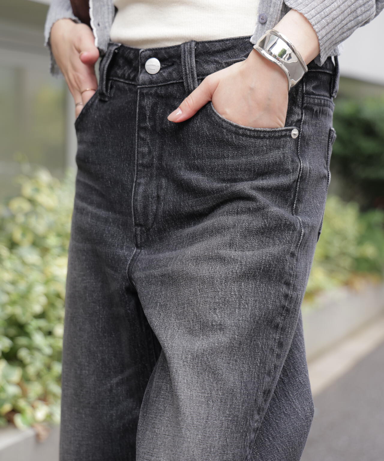 〈フリーズマート別注〉PICCADILLY ベーシックワイドデニムパンツ【低身長サイズ有】