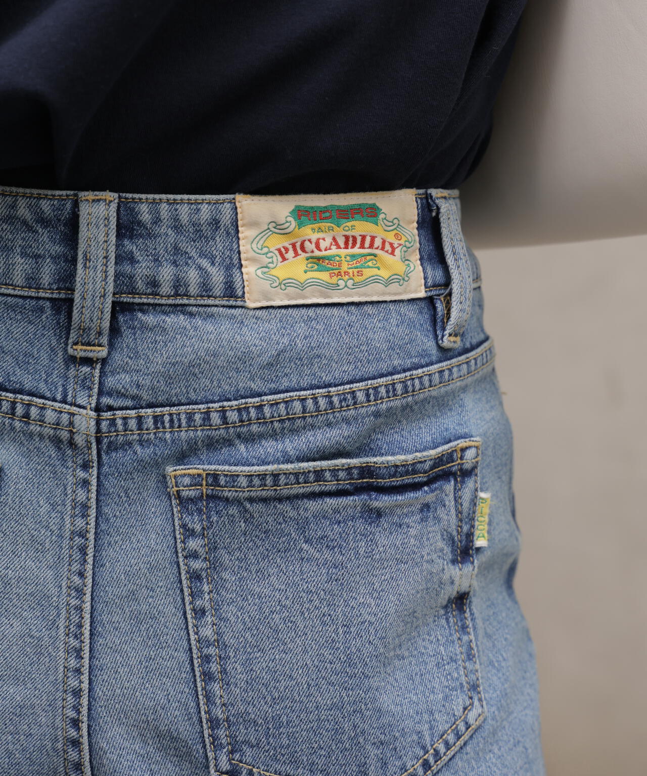 〈フリーズマート別注〉PICCADILLY ベーシックワイドデニムパンツ【低身長サイズ有】