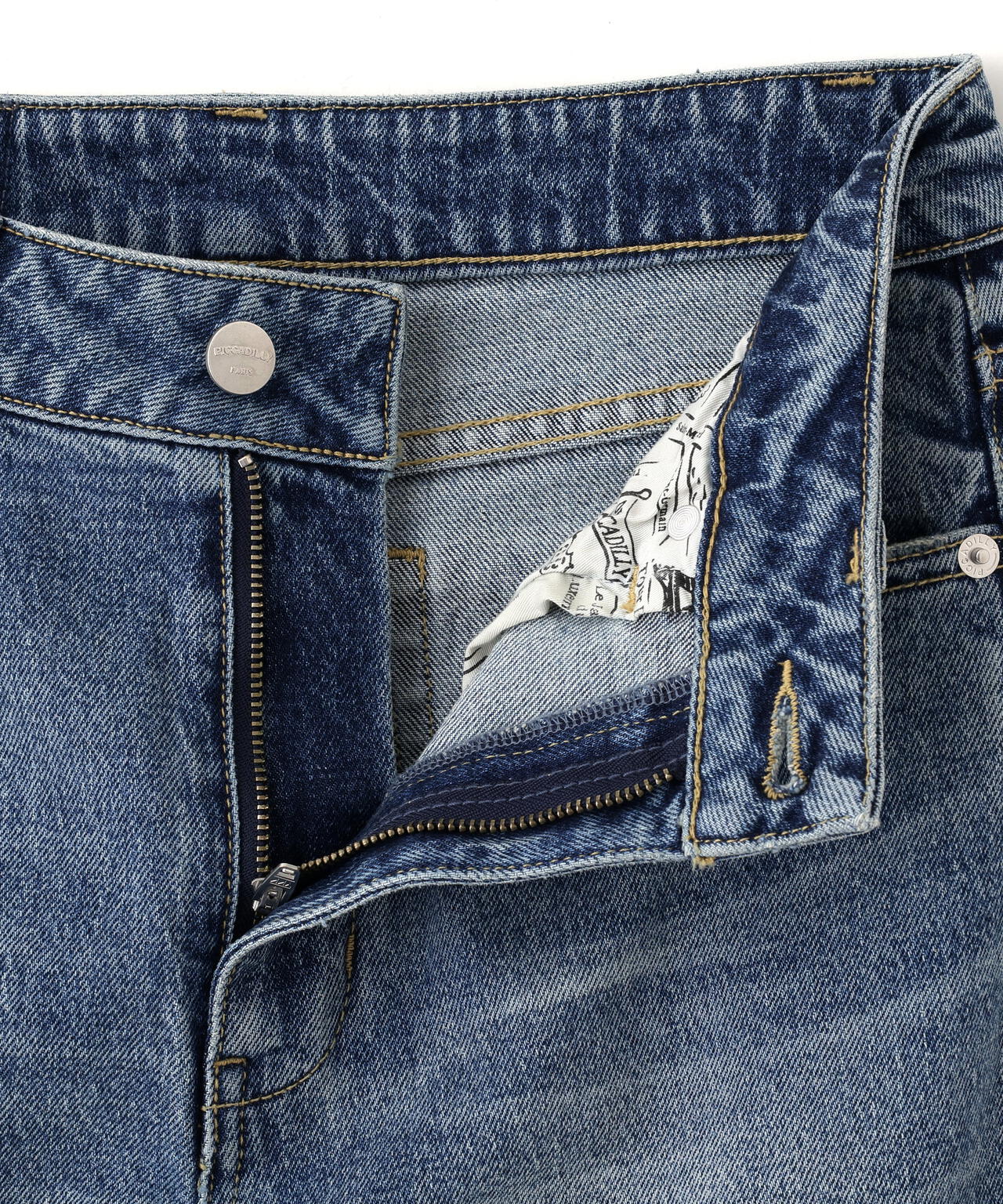 〈フリーズマート別注〉PICCADILLY ベーシックワイドデニムパンツ【低身長サイズ有】