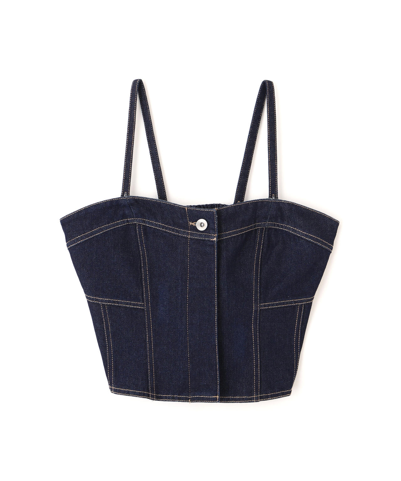 パネル切り替えデニムビスチェ